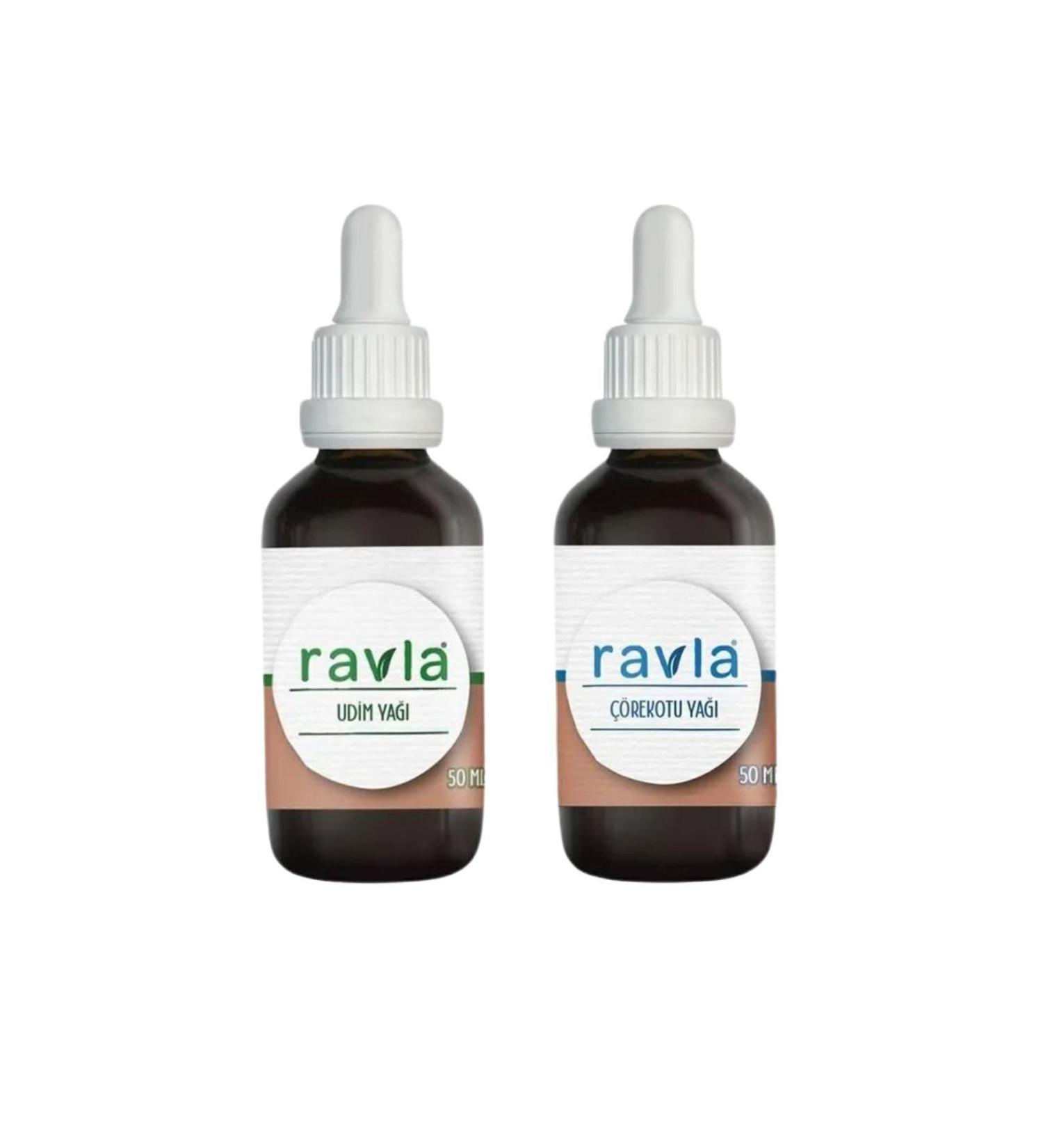 Ravla 2-Pack Product - Udim Oil 50ml / Black Cumin Oil 50ml