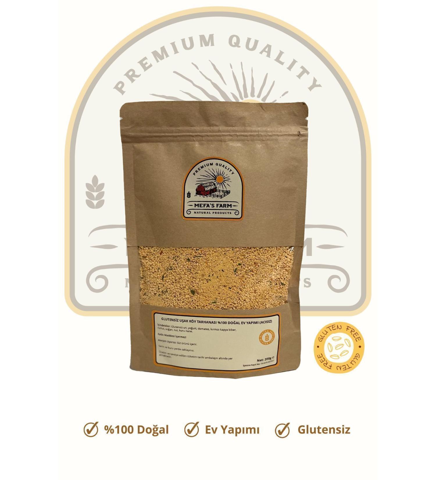 MEFAS FARM Gluten-Free U ak Village Tarhana 0 Natural Homemade - 200 Gr. No Spicy (SUITABLE FOR CELIAC PATIENTS)