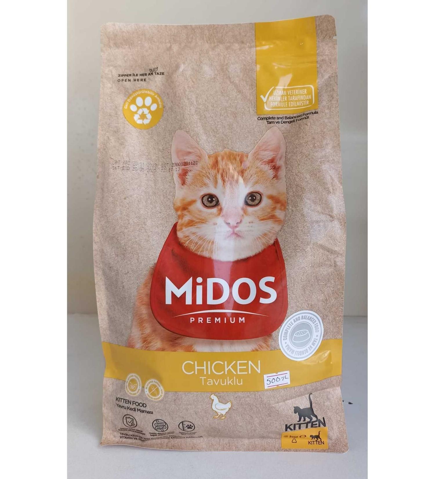 MIDOSMAMA Midos Chicken Kitten Food 2 Kg