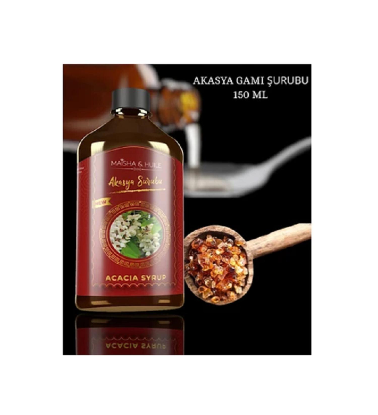 maisha&huile Acacia Gum Syrup Acacia Syrup 150 ml