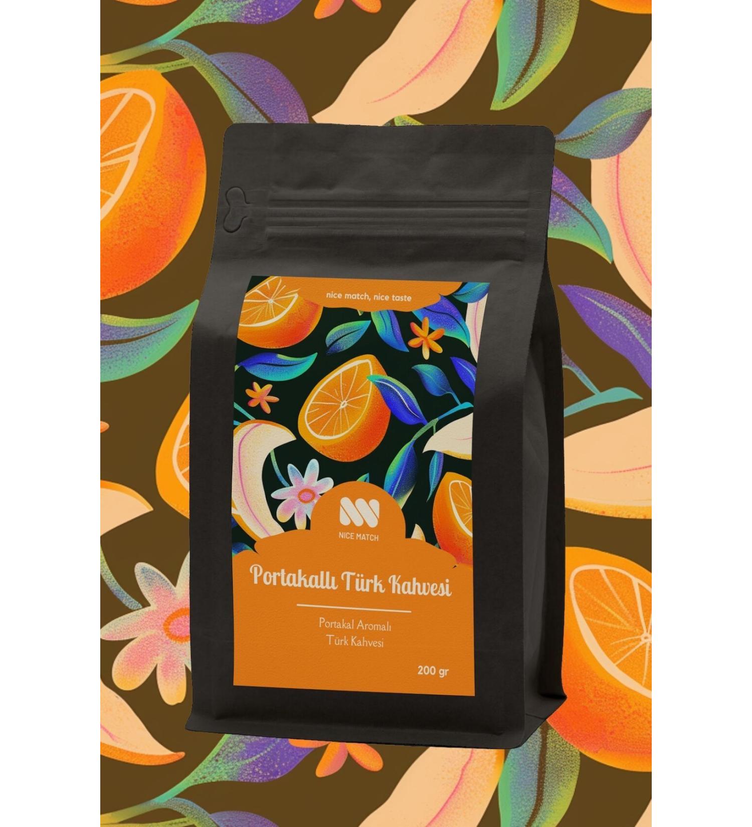 Nice Match Orange Flavored Turkish Coffee Orange Flavored Turkish Coffee 200 Gr - Buy Online on GoSupps.com