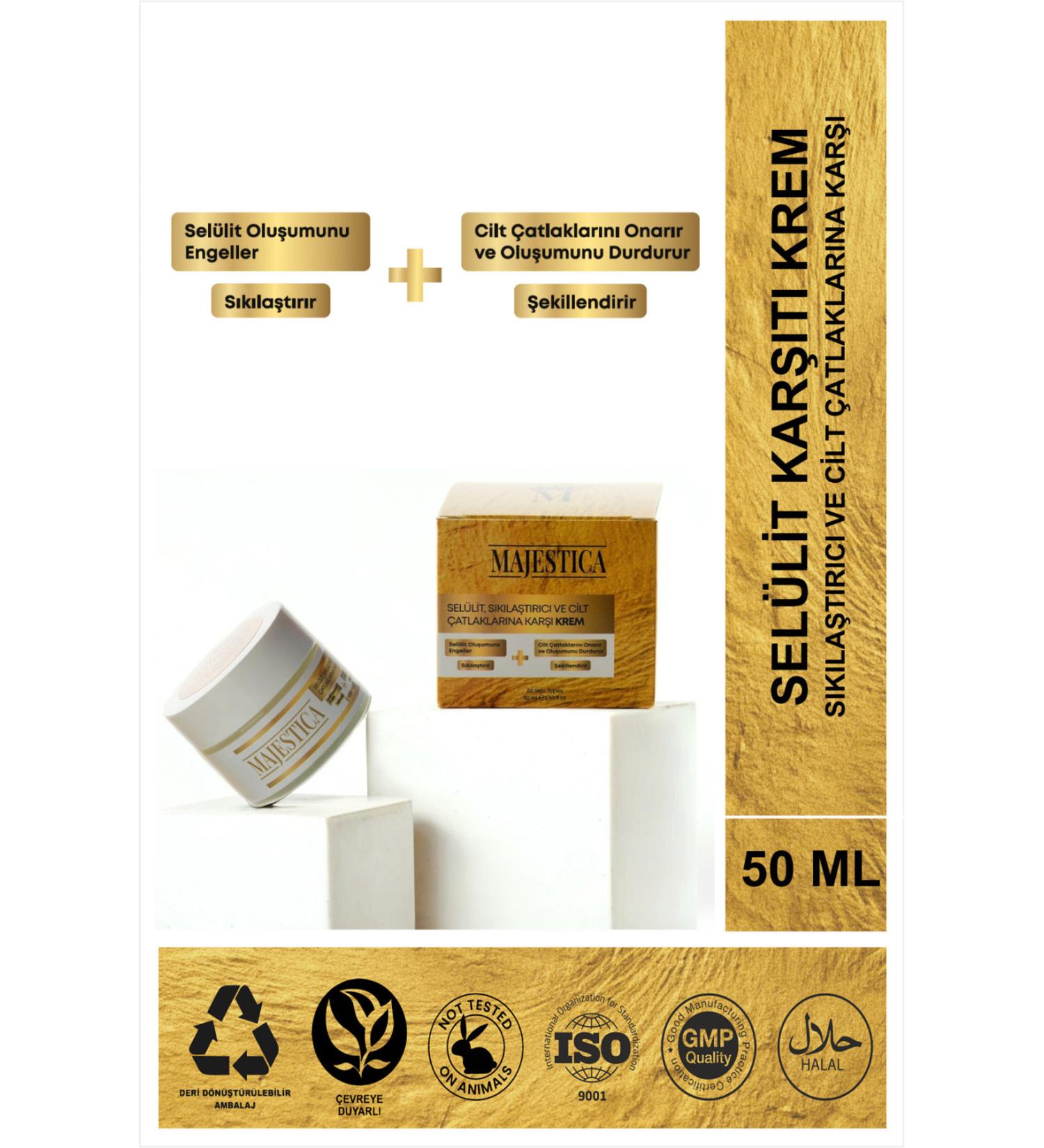 Majestica Anti-Cellulite Firming and Anti-Scratch Cream 50 ml - Buy Online on GoSupps.com