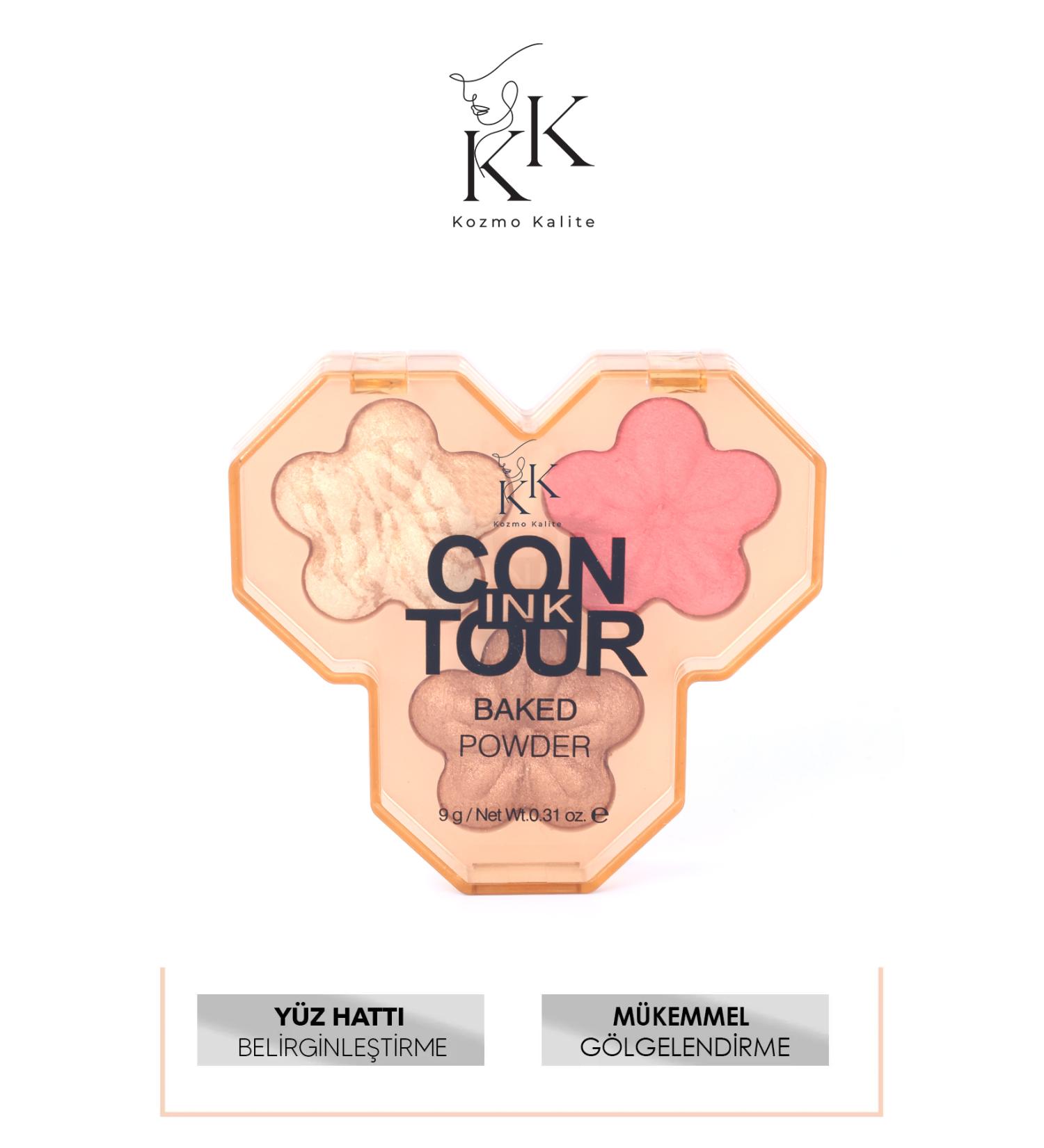 cosmoquality Highlighter Blush Contour Palette - Buy Online on GoSupps.com