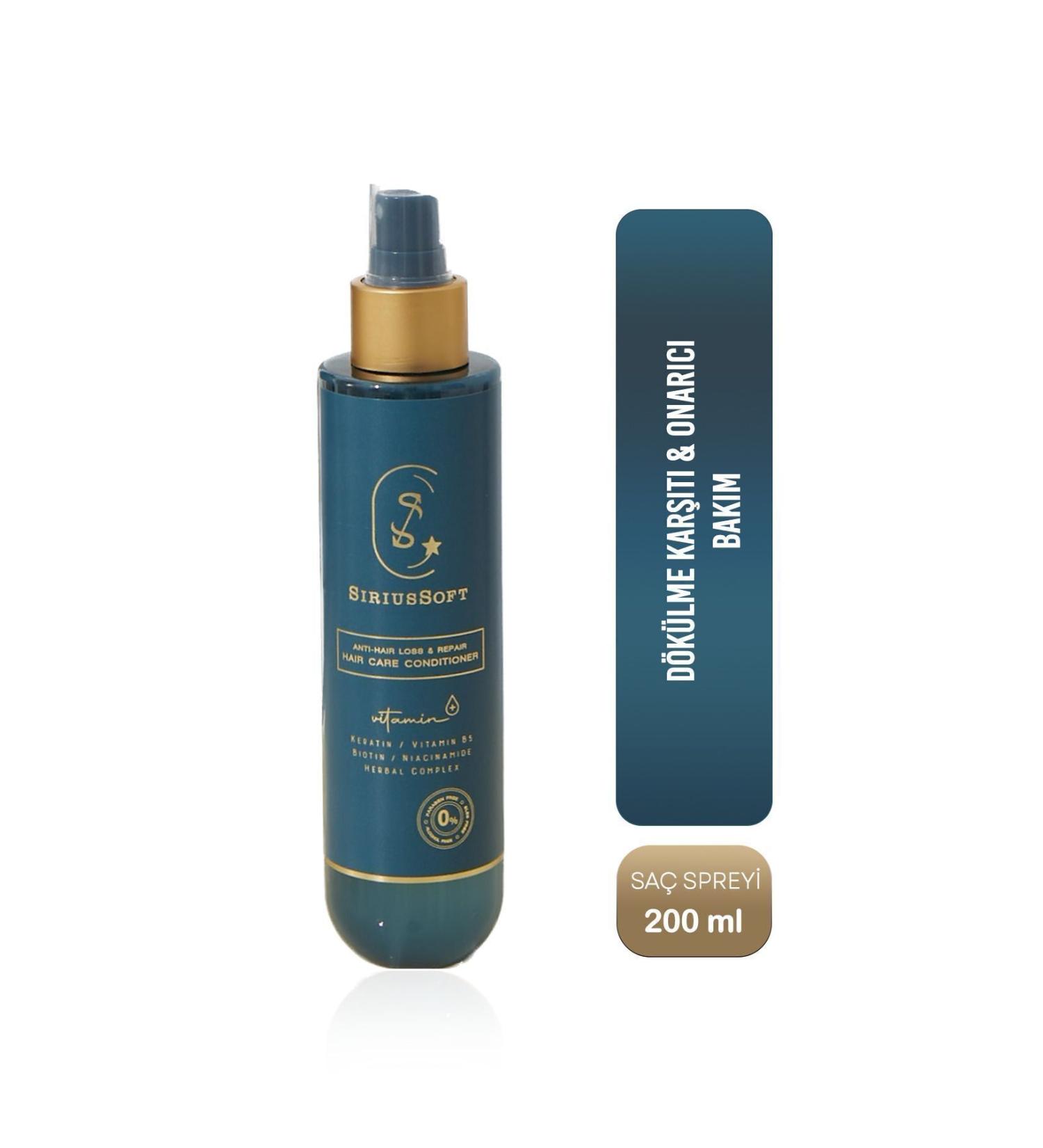 SiriusSoft Keratin & Biotin Repair Liquid Hair Care Cream for Damaged and Damaged Hair - Buy Online on GoSupps.com