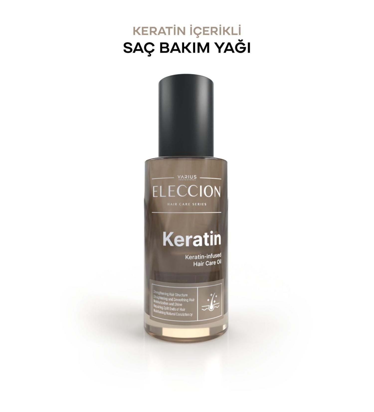 VAR US PROFESSIONAL Strong Repair Hair Care Oil 100 ml Keratin Content - Buy Online on GoSupps.com