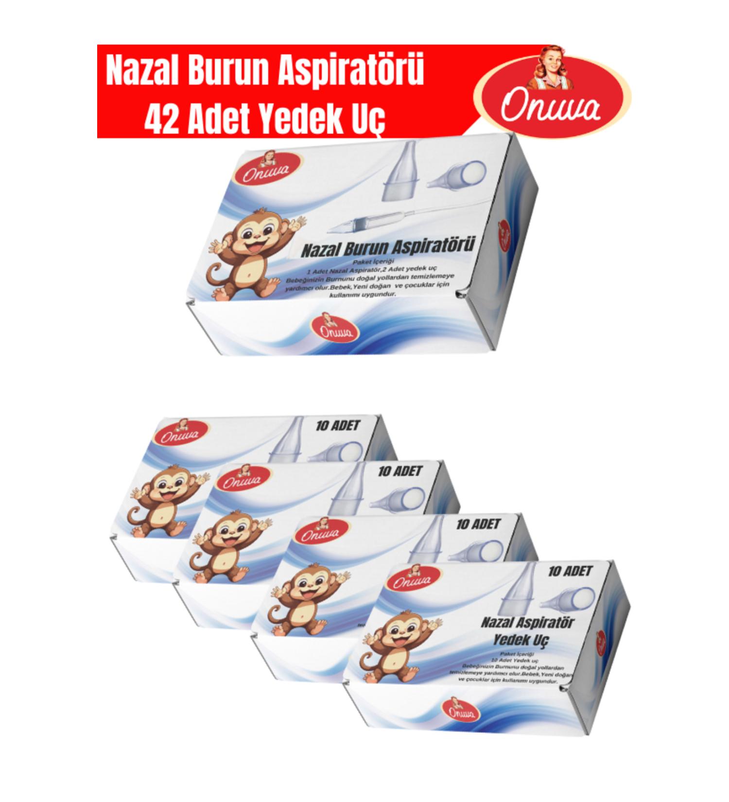 ONUVA Nasal aspirator set | 1 aspirator | 42 spare tips