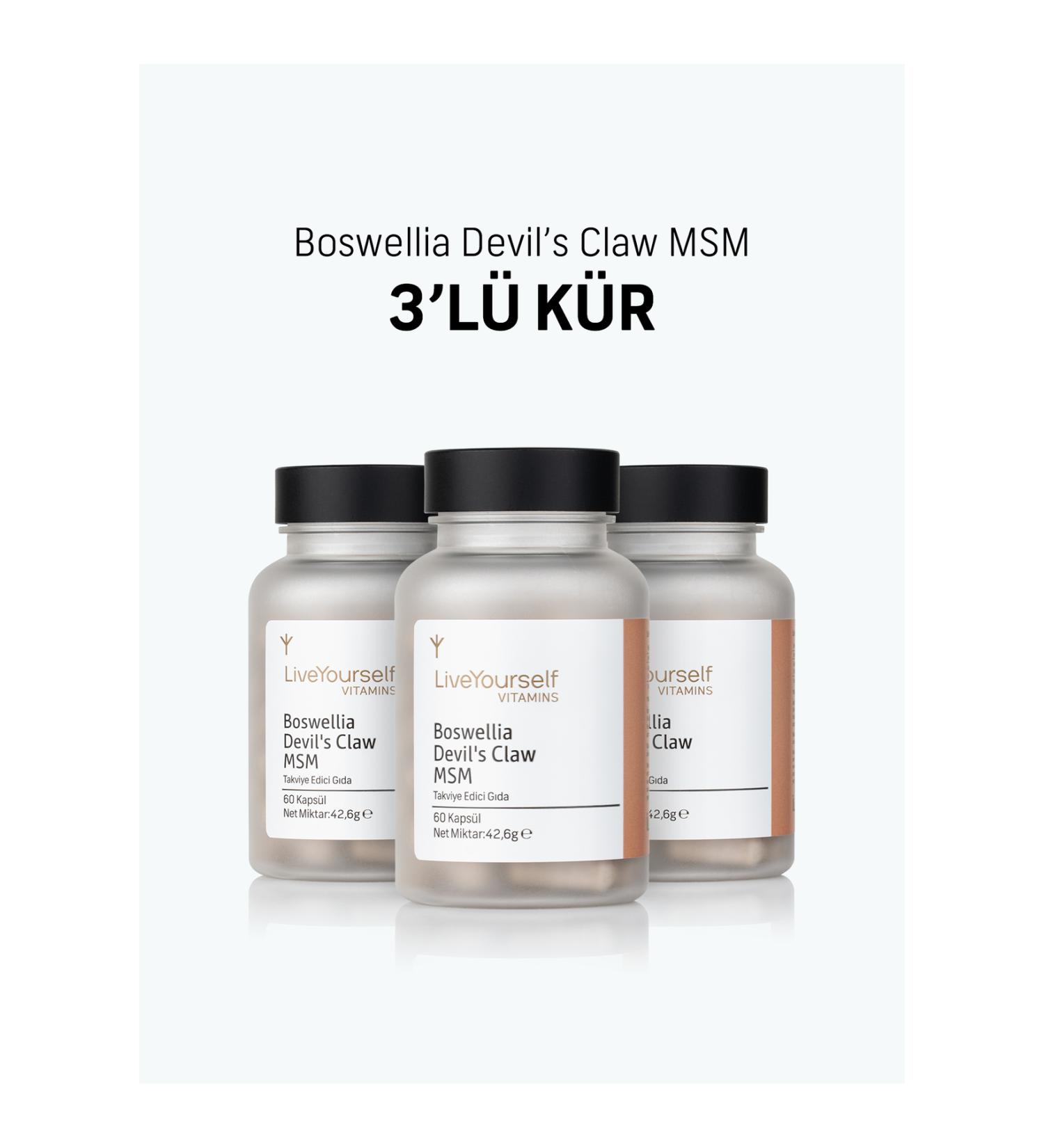 Live Yourself Boswellia Devil's Claw Msm Triple Cure
