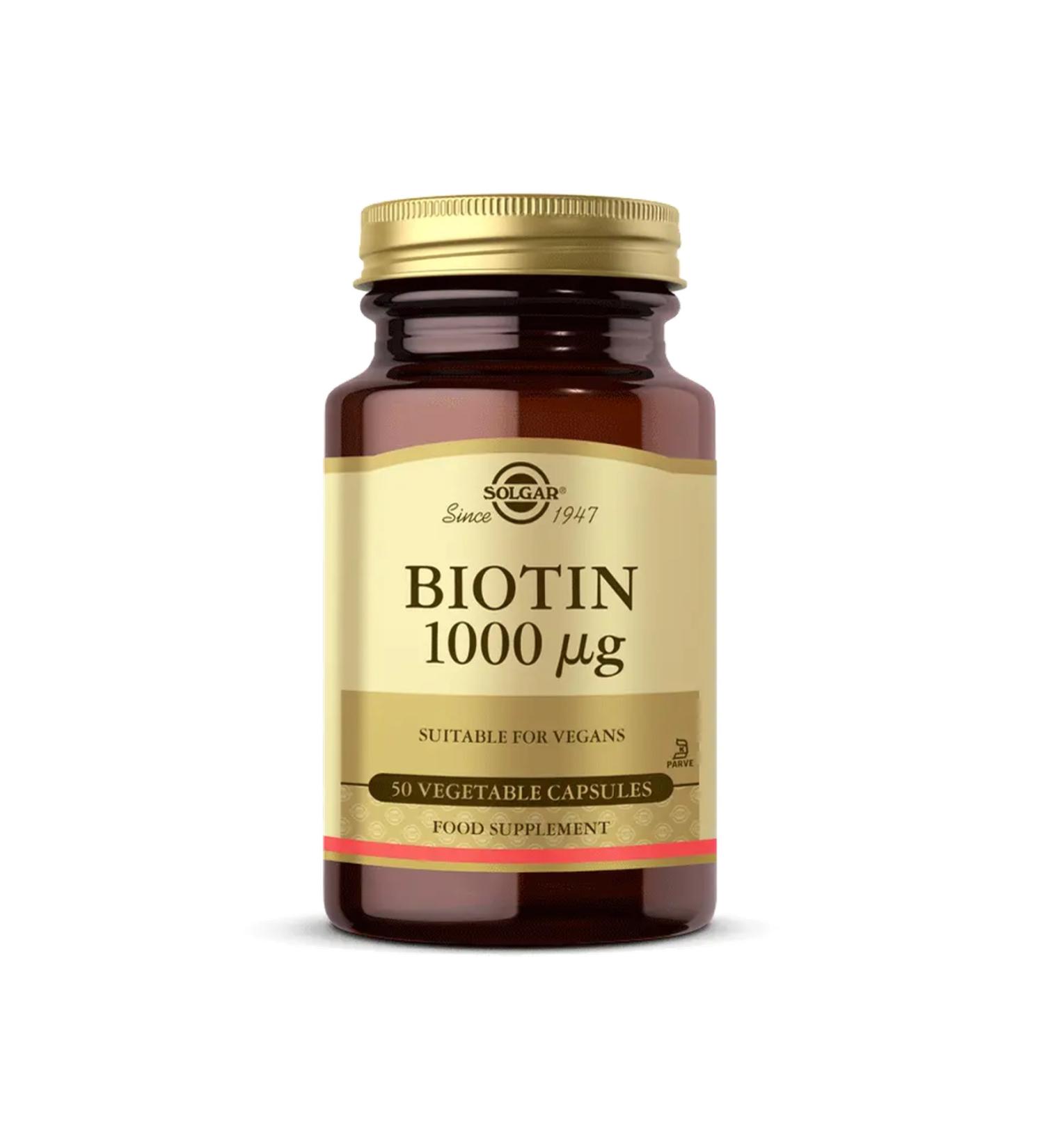 Solgar Biotin 1000 Mg 50 Capsules