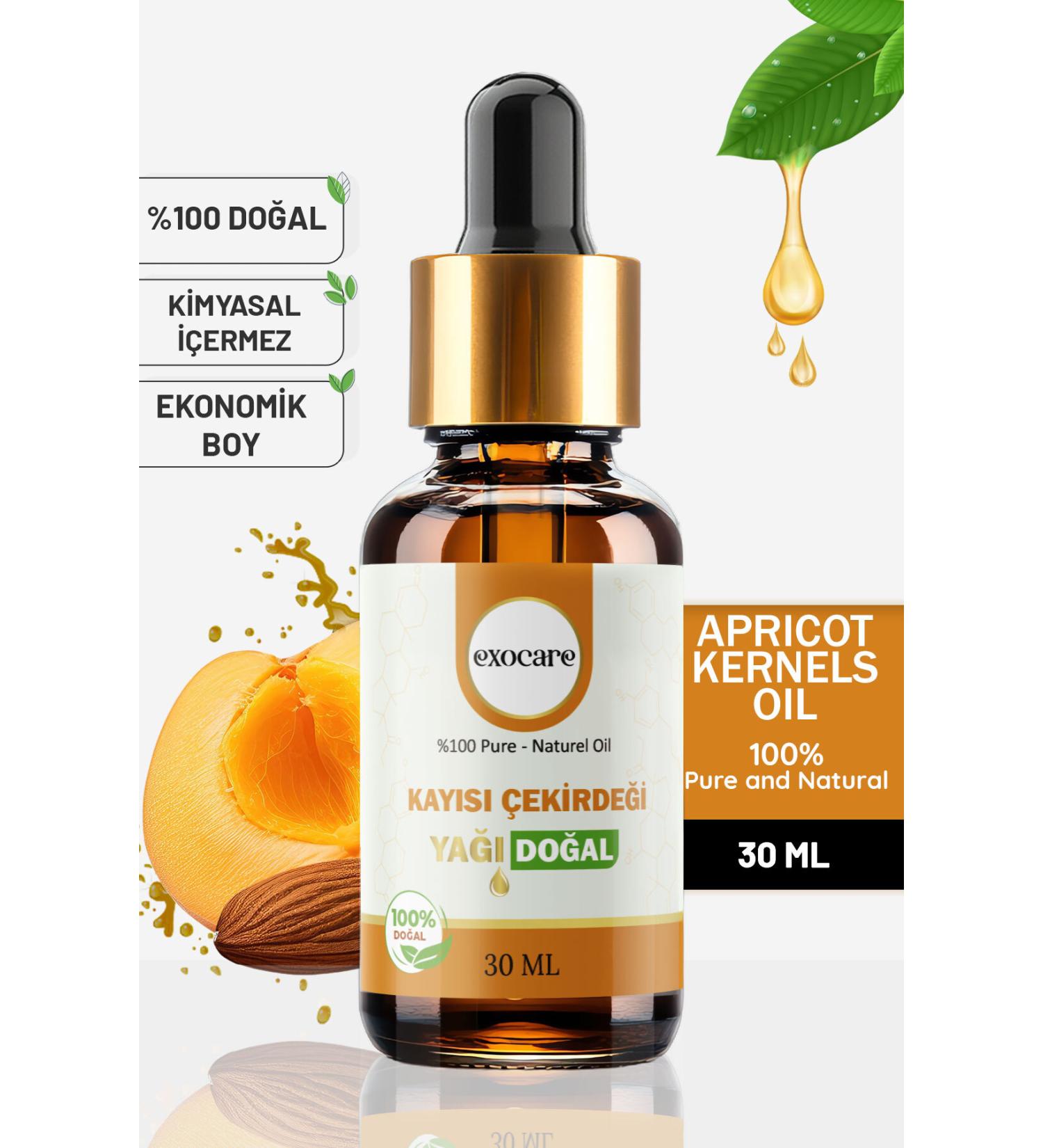 exocare Apricot Kernel Oil 0 Pure and Natural Herbal Oil Natural Care Natural Apricot Kernel Oil 30ml - Buy Online on GoSupps.com