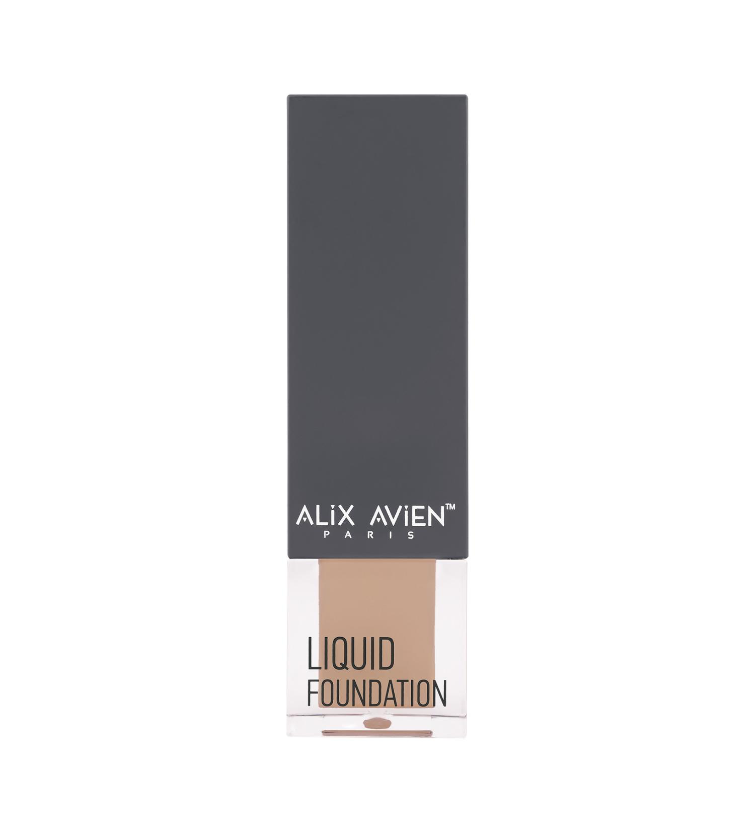 Alix Avien Liquid Foundation 308 Beige-liquid Foundation Skin Make-up-natural Bright Effect Creamy Structure-spf 35 - Buy Online on GoSupps.com