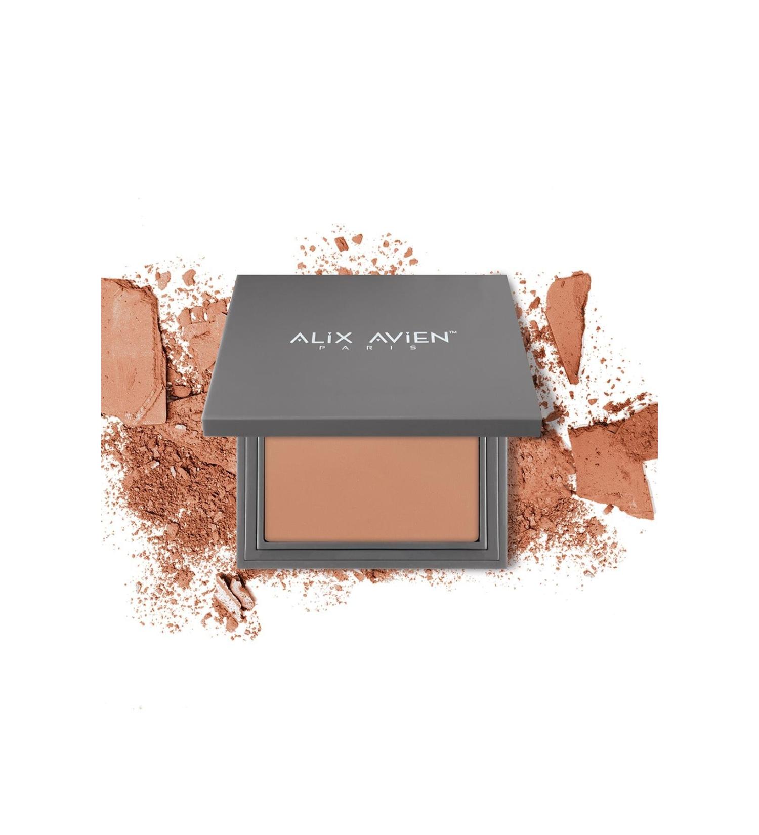 Alix Avien Compact Powder - Up to 12 Hours Longevity - Cool Skin Undertone - Compact Powder 12 Cinnamon - Buy Online on GoSupps.com