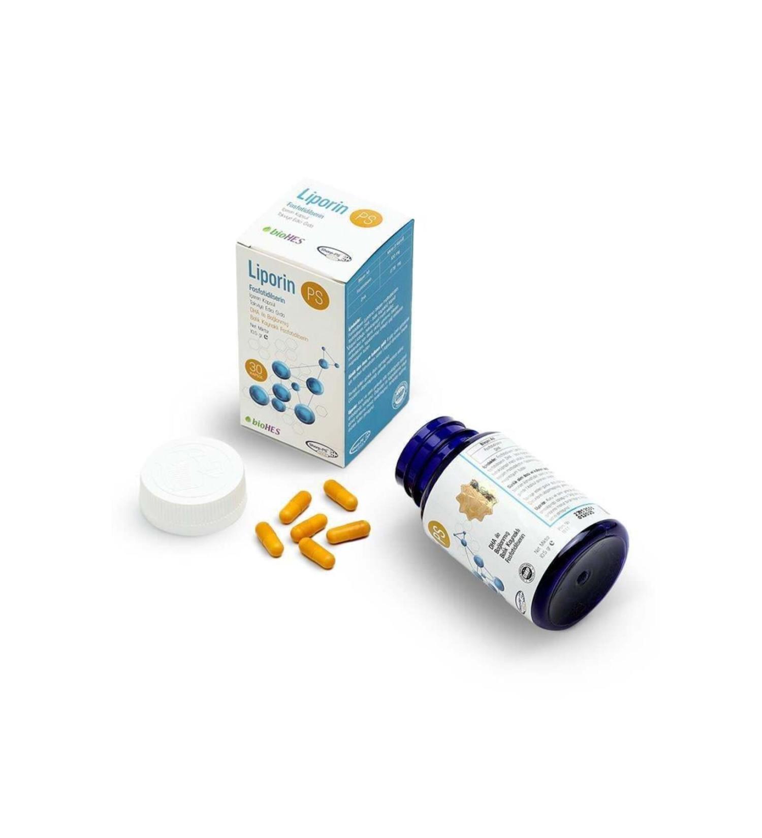 Liporin LIPORIN PS 30 CAPSULES - Buy Online on GoSupps.com