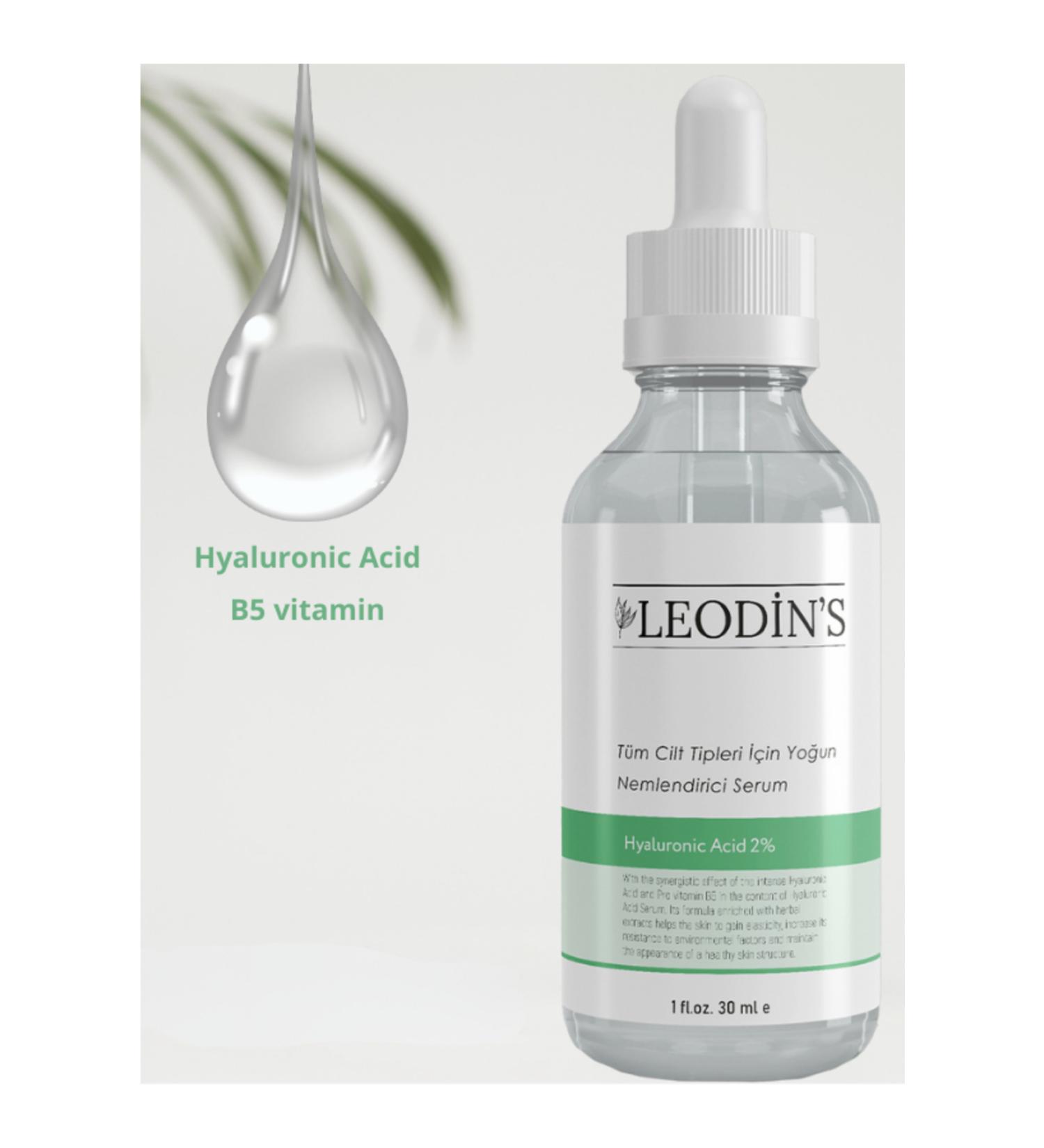 LEODINS Intensive Moisturizing and Plumping Effective Renewing Skin Care Serum (HYALURONIC ACID 2% B5) - Buy Online on GoSupps.com