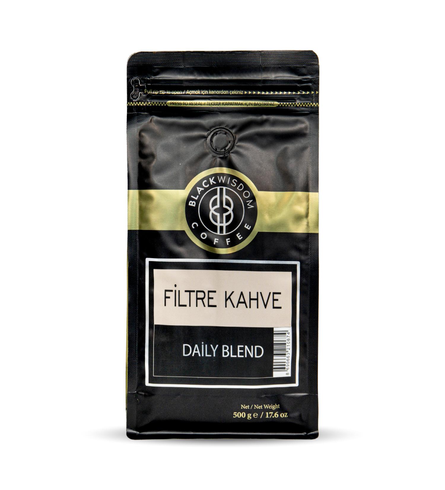 Black Wisdom Daily Blend Filter Coffee 500g