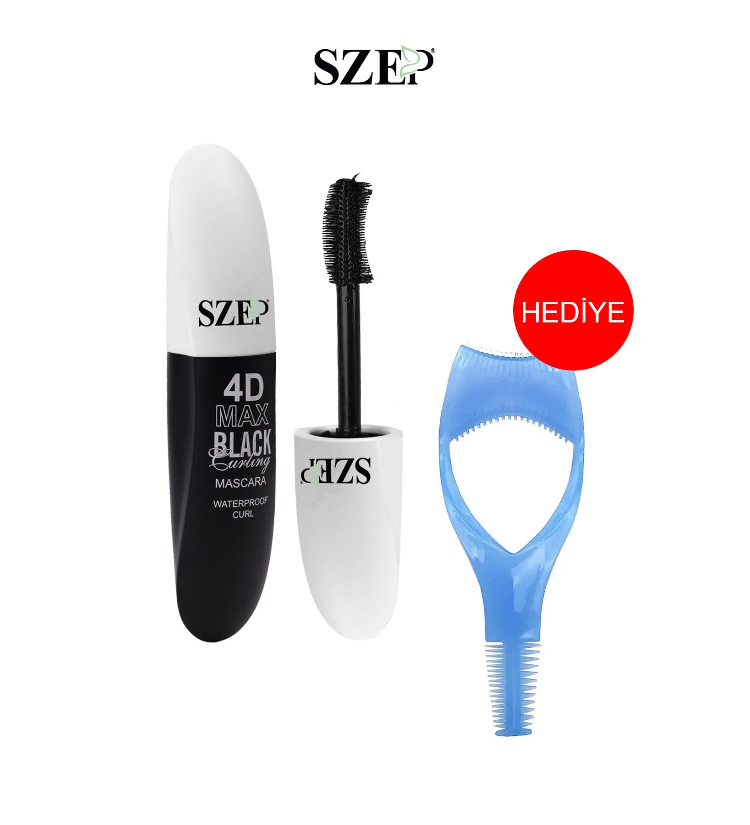Szep Voluminous Black and White Mascara & Eyeliner Apparatus