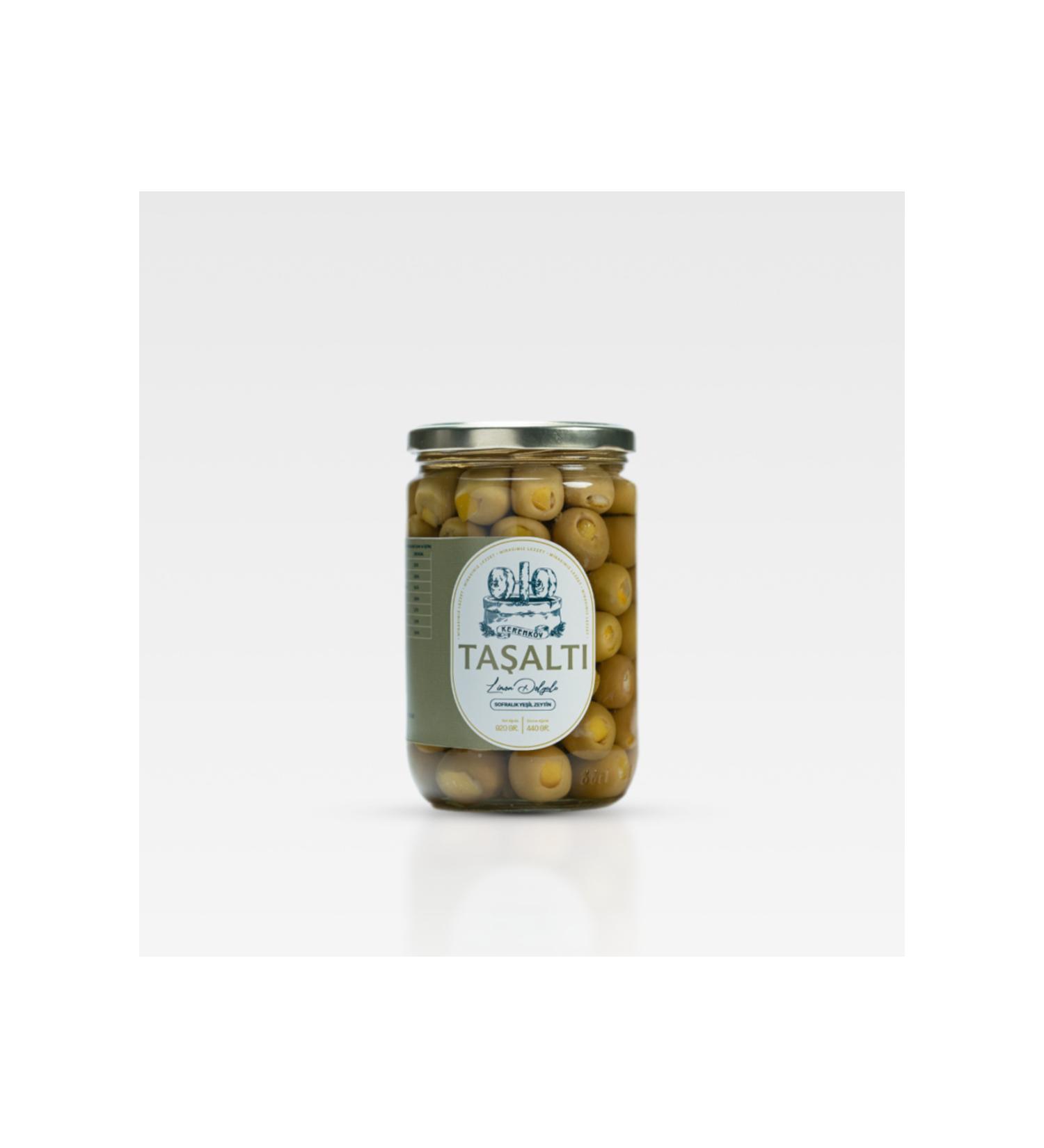 Ta alt Olive Oil 1/2 LEMON STUFFED OLIVES