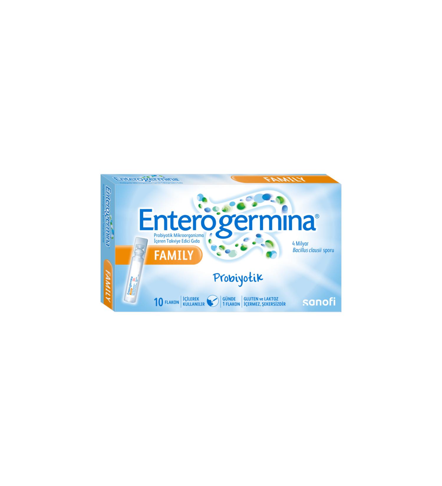 Enterogermina Family Probiotic - 5 ml x 10 Vials