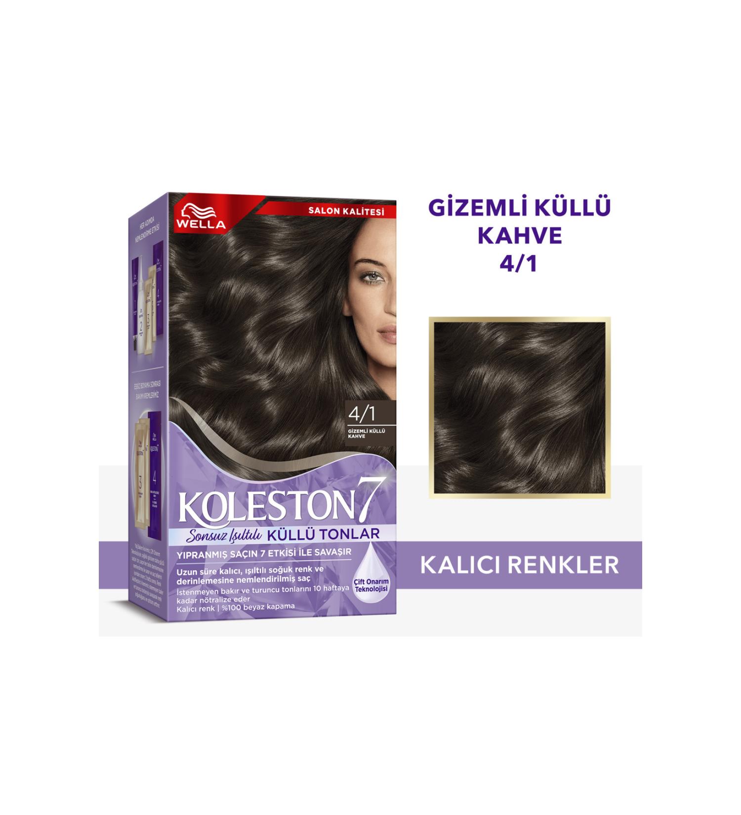 Wella Koleston Supreme Infinite Luminous Ash Tones Hair Dye 4/1 Mysterious Ash Blonde - Buy Online on GoSupps.com