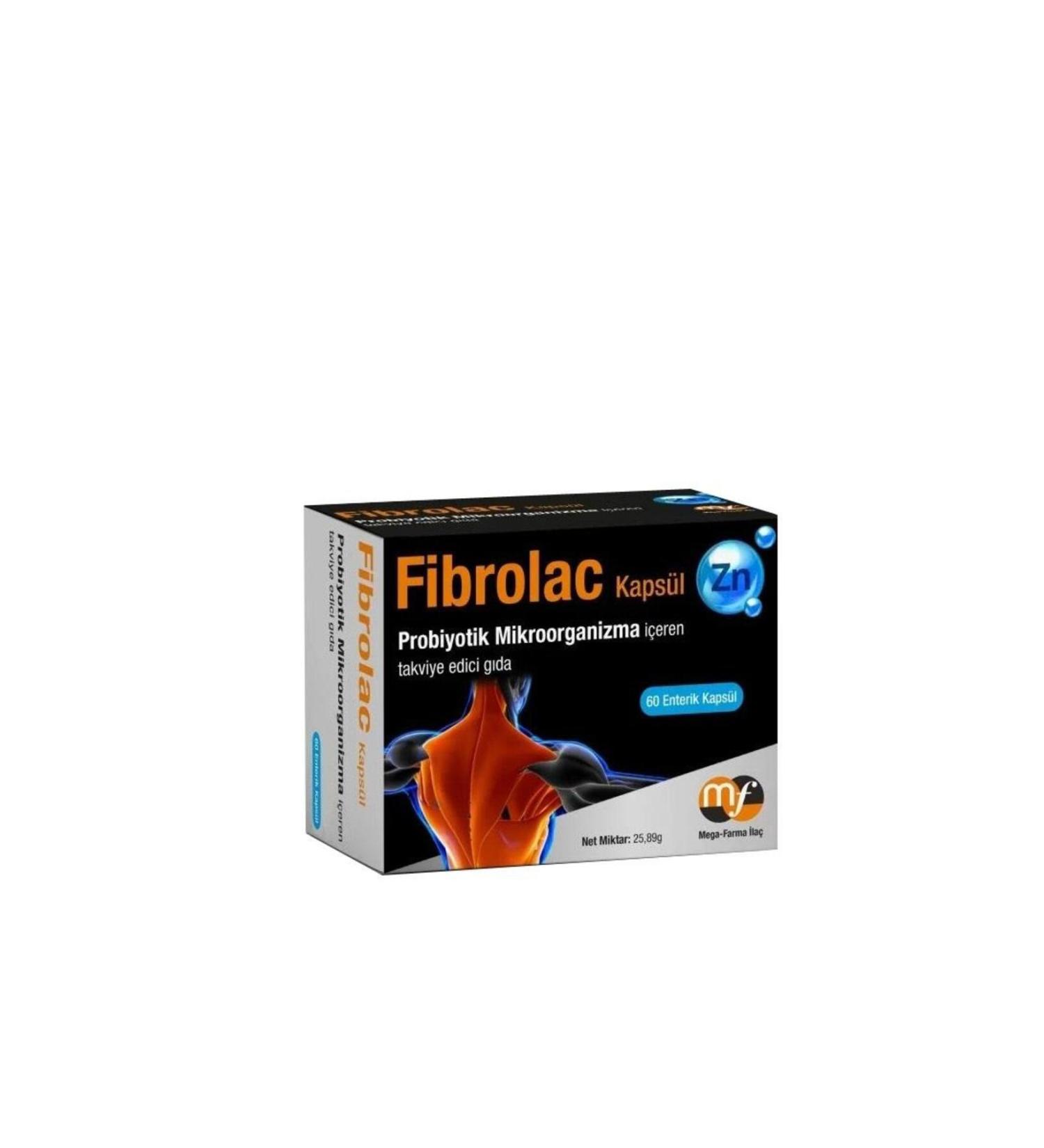 Mega Fibrolac 60 Enteric Capsules
