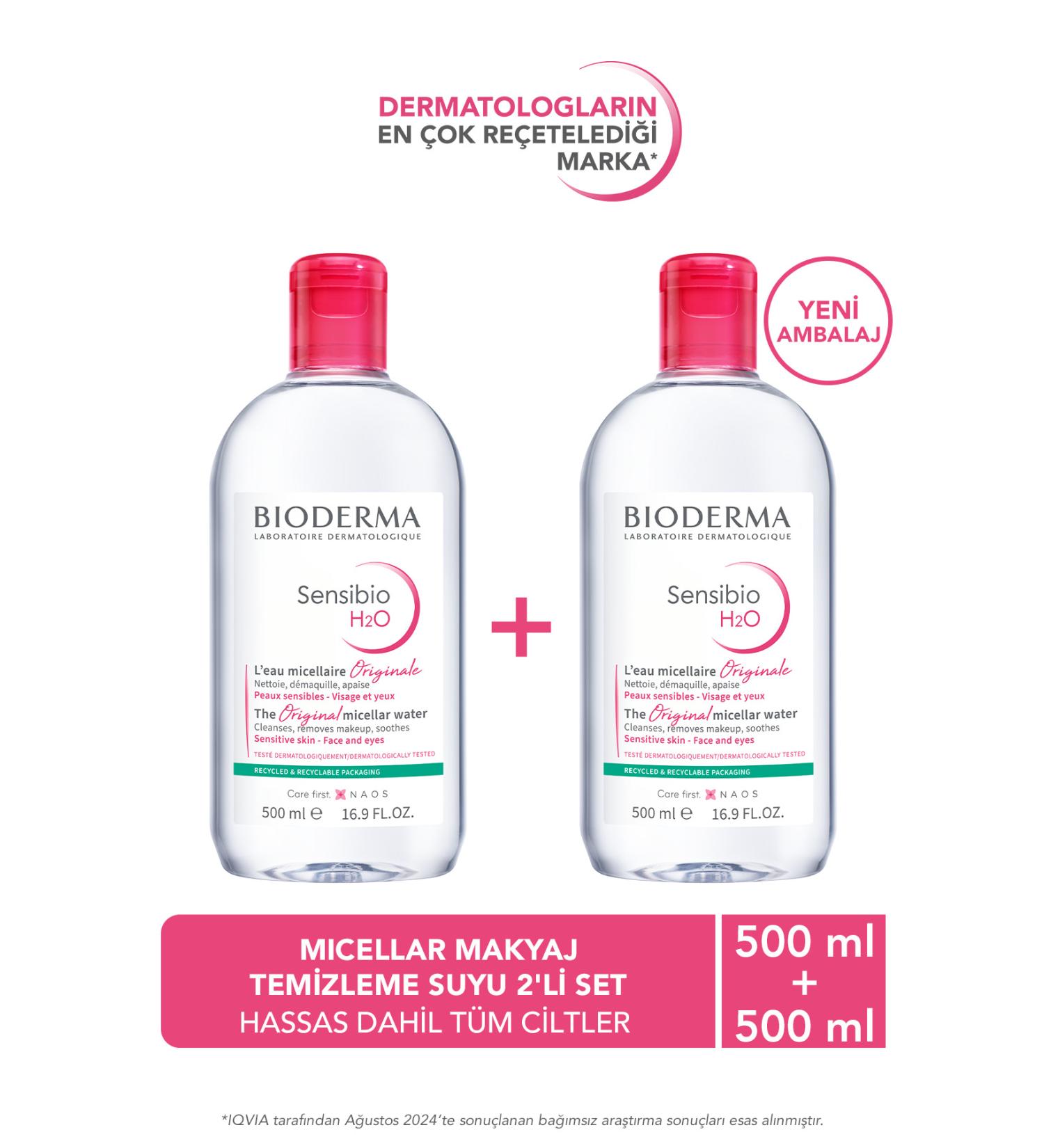Bioderma Sensibio H2o Micellar Water 500 ml - Buy Online on GoSupps.com