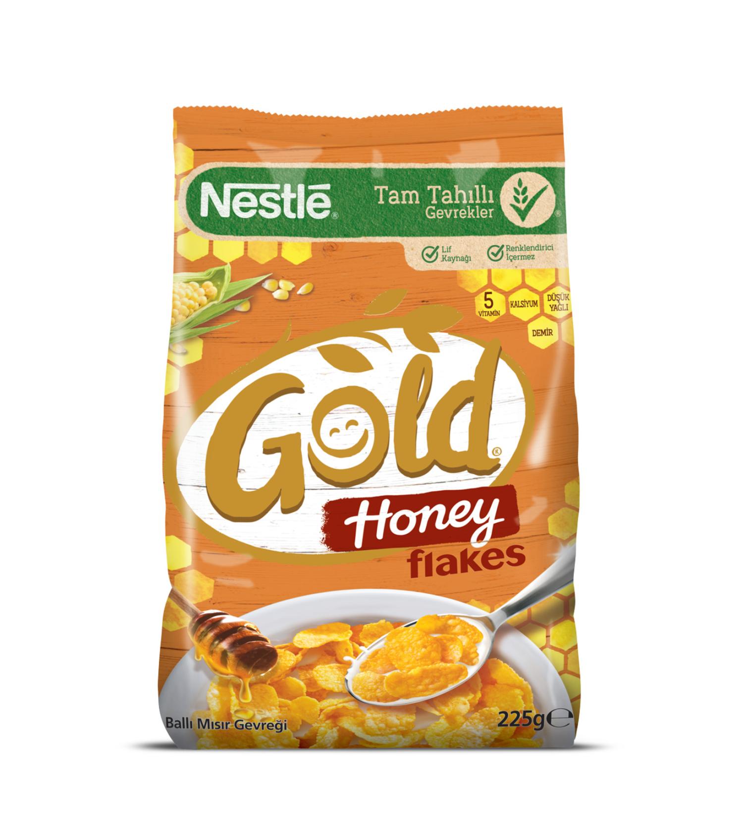 Nestle Gold Honey Flakes Honey Corn Flakes 225g