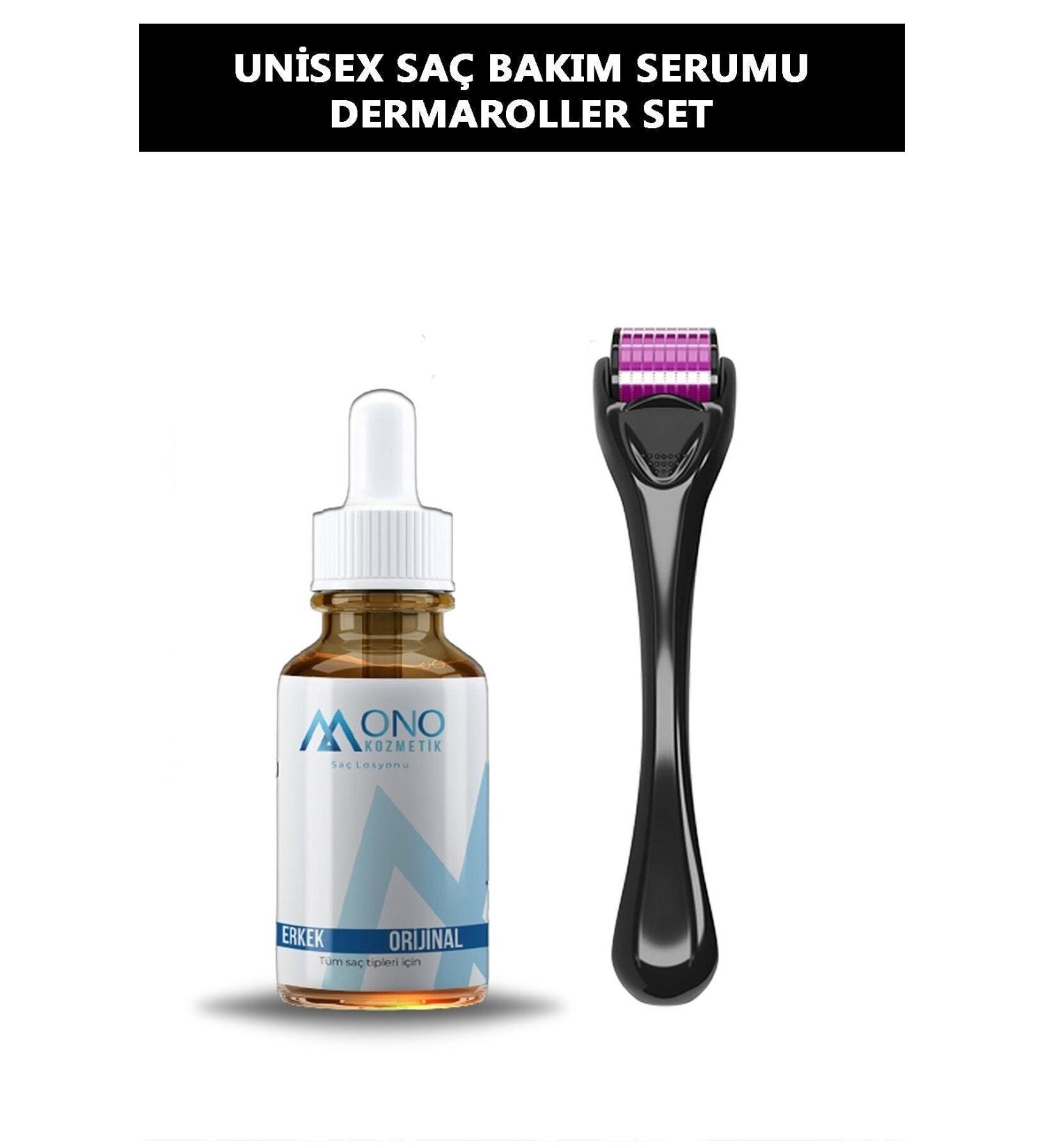 Mono Cosmetics Unisex Hair Care Serum 50 Ml - Helps Hair Growth and Increases Hair Density and Dermaroller