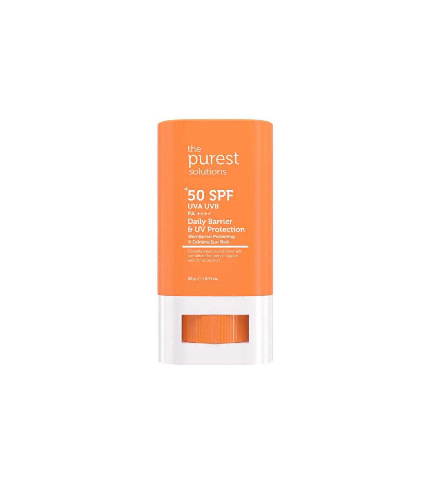 The Purest Solutions Barrier Repairing and Soothing High Sunscreen Stick SPF 50 - Buy Online on GoSupps.com