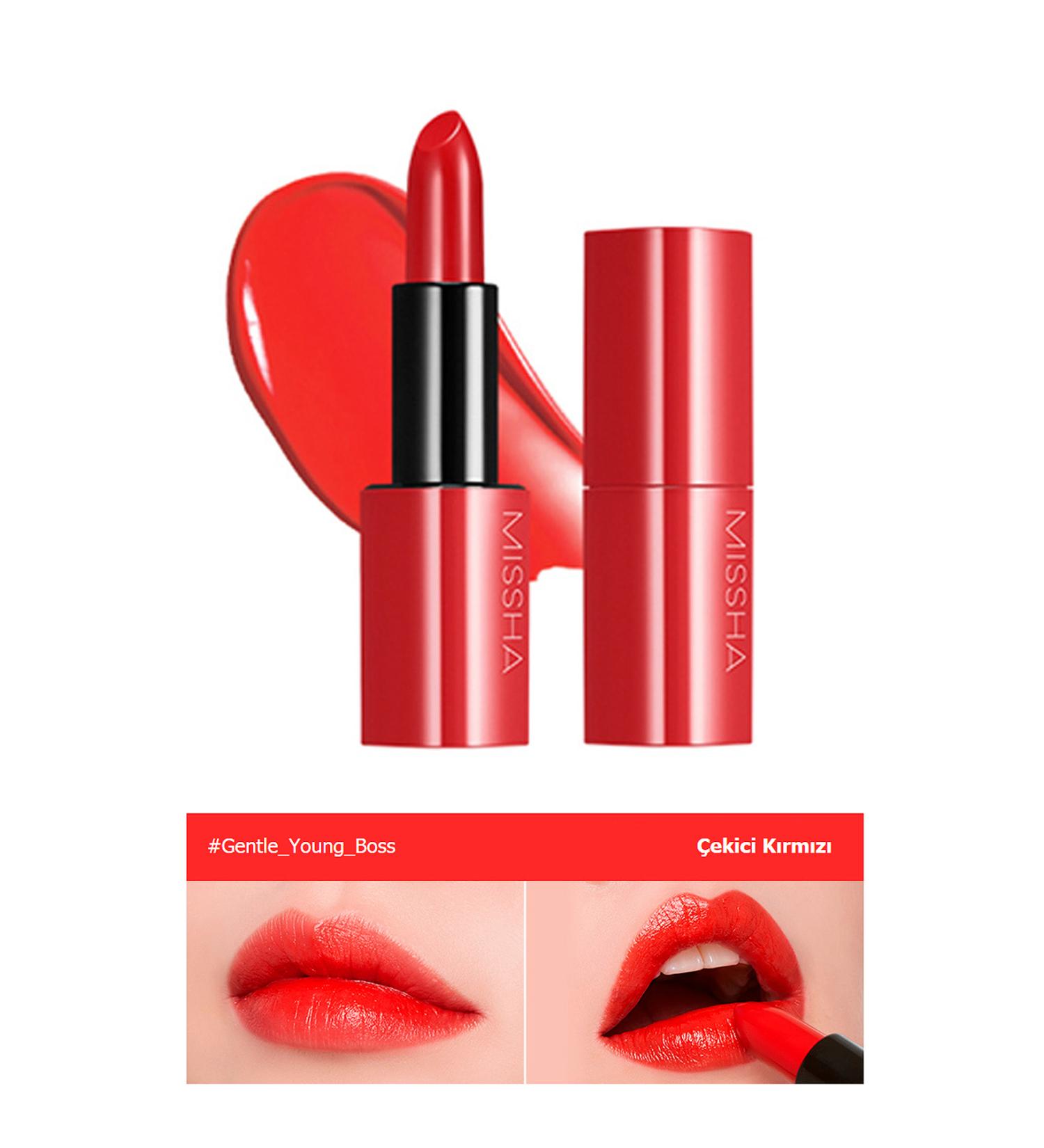 Missha Intense Pigment Nourishing Moisture Finish Lipstick Dare Rouge Sheer Sleek (05Gentle Young Bos) - Buy Online on GoSupps.com