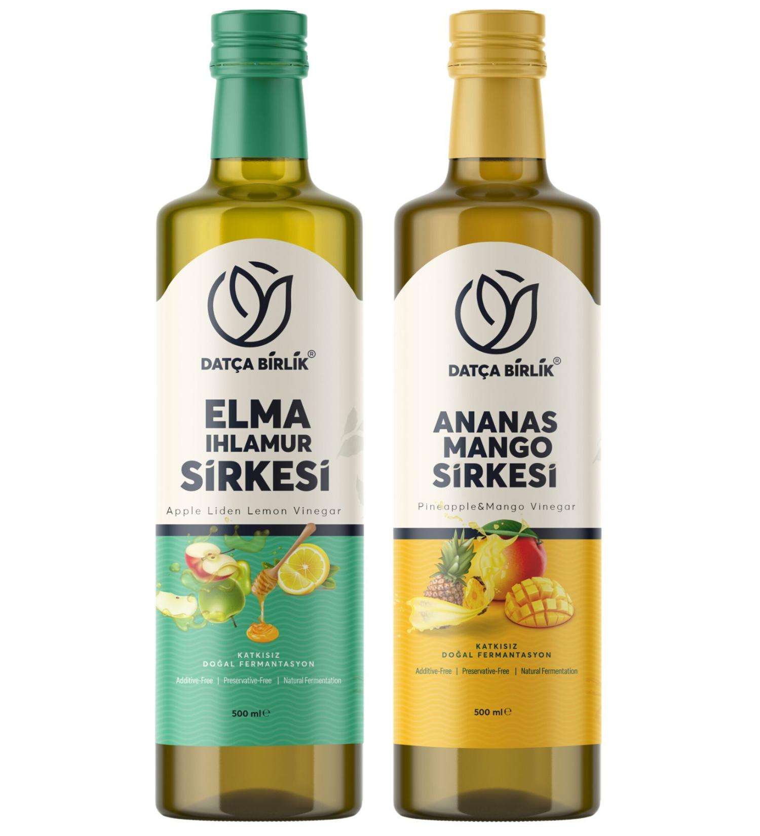 DATCA BIRLIK PINEAPPLE MANGO VINEGAR AND APPLE LINDEN HONEY VINEGAR SINGLE PACKAGE - Buy Online on GoSupps.com