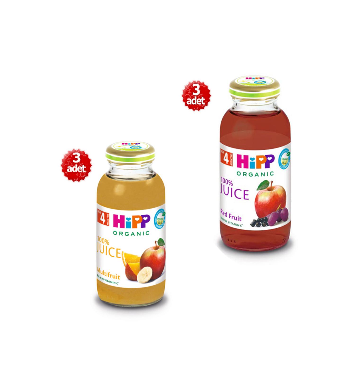 Hipp Organic x 6 Mixed Fruit Juice 200ml