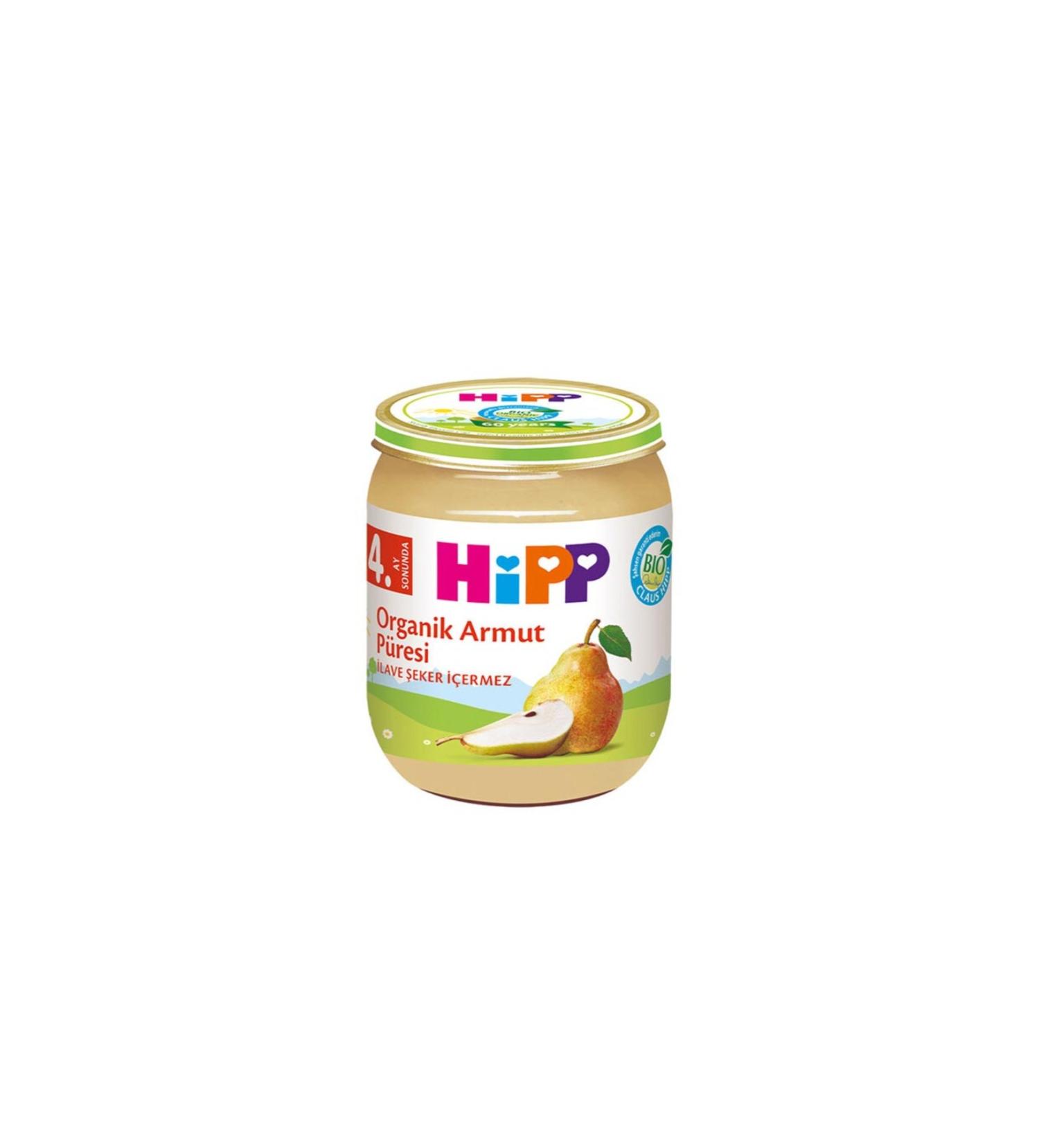 Hipp Organic x 6 Jars Pear Puree 125gr