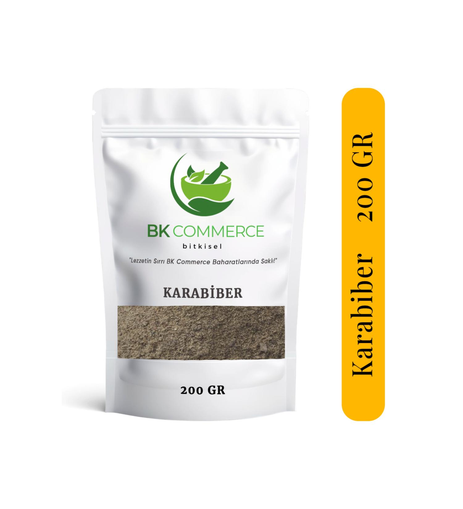 BK Commerce Black Pepper Powder 200 Gr
