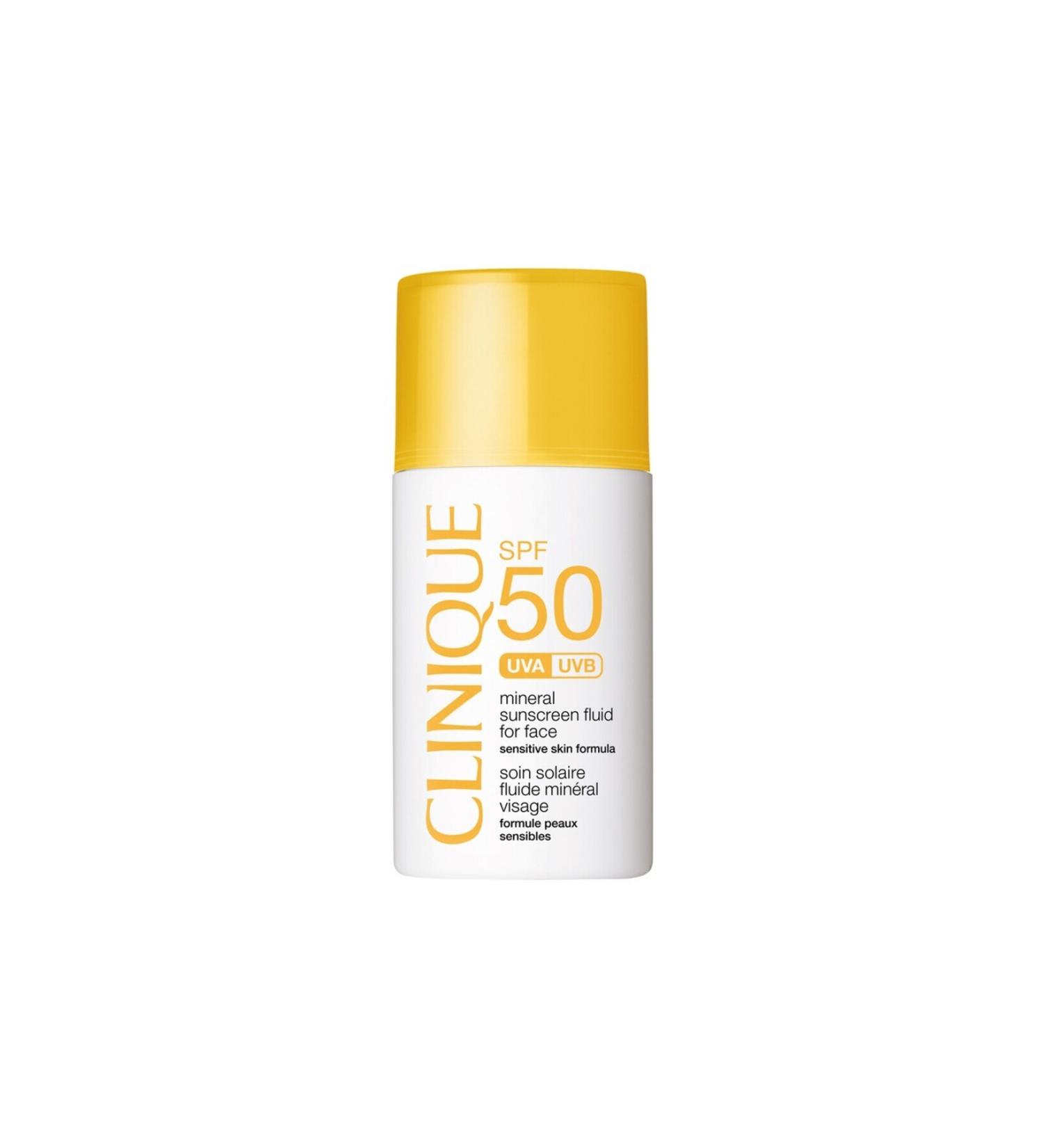 Clinique Face Sunscreen - Mineral Sunscreen Fluid For Face Spf 50 - 30 ml