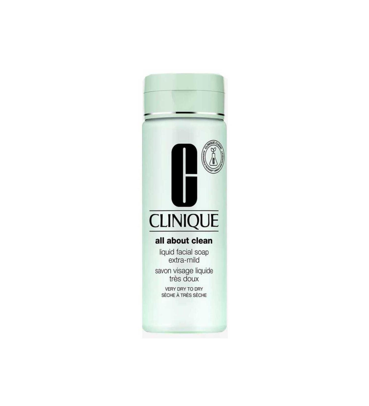 Clinique All About Clean Liquid Facial Cleansing Gel Extra Gentle - Dry/Very Dry Skin Type (Type 1) - 200 ml