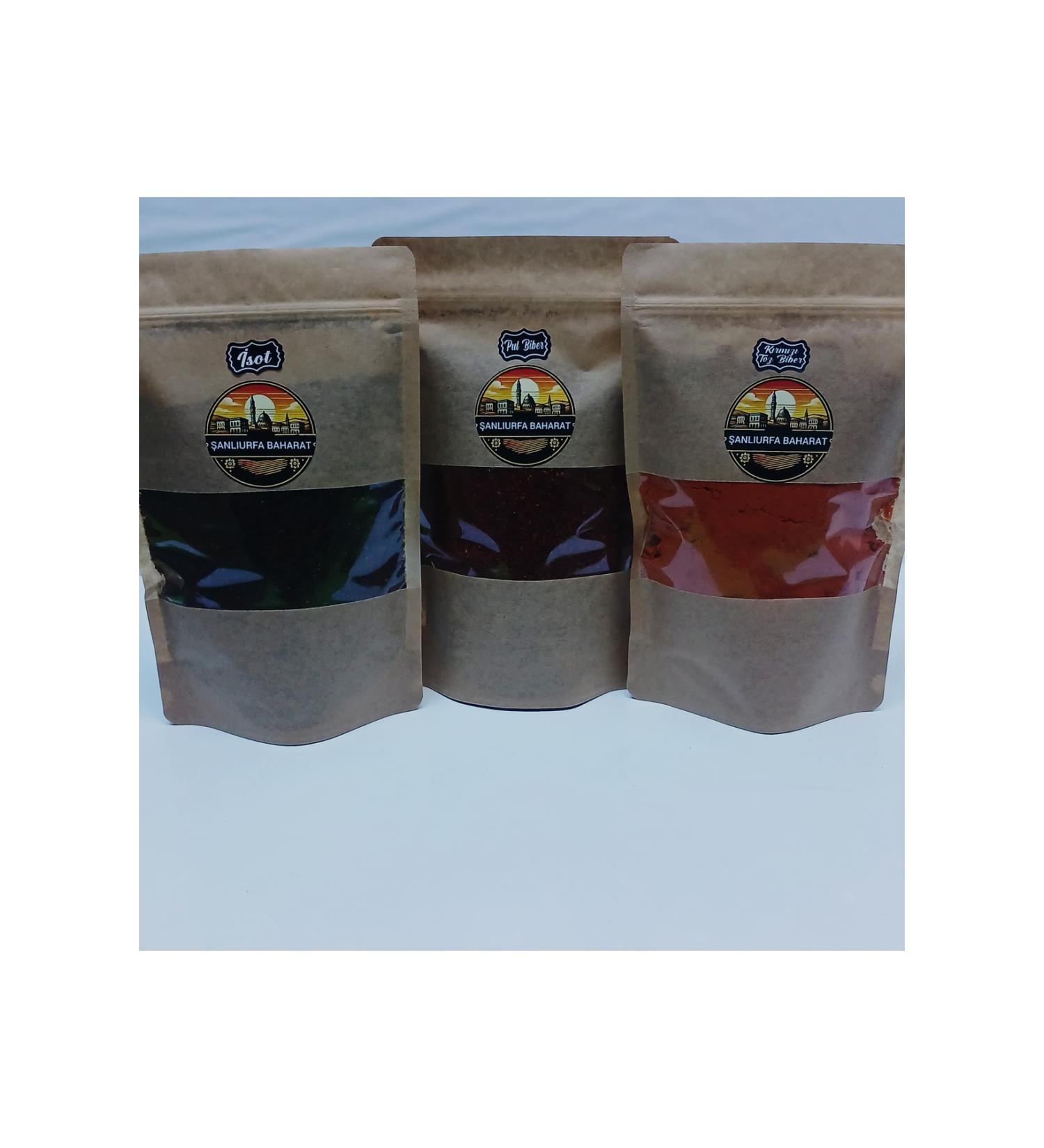 Sanliurfa spices ESSENTIAL THREE (ISOT-CHIPPER-RED PEPPER) 500GR