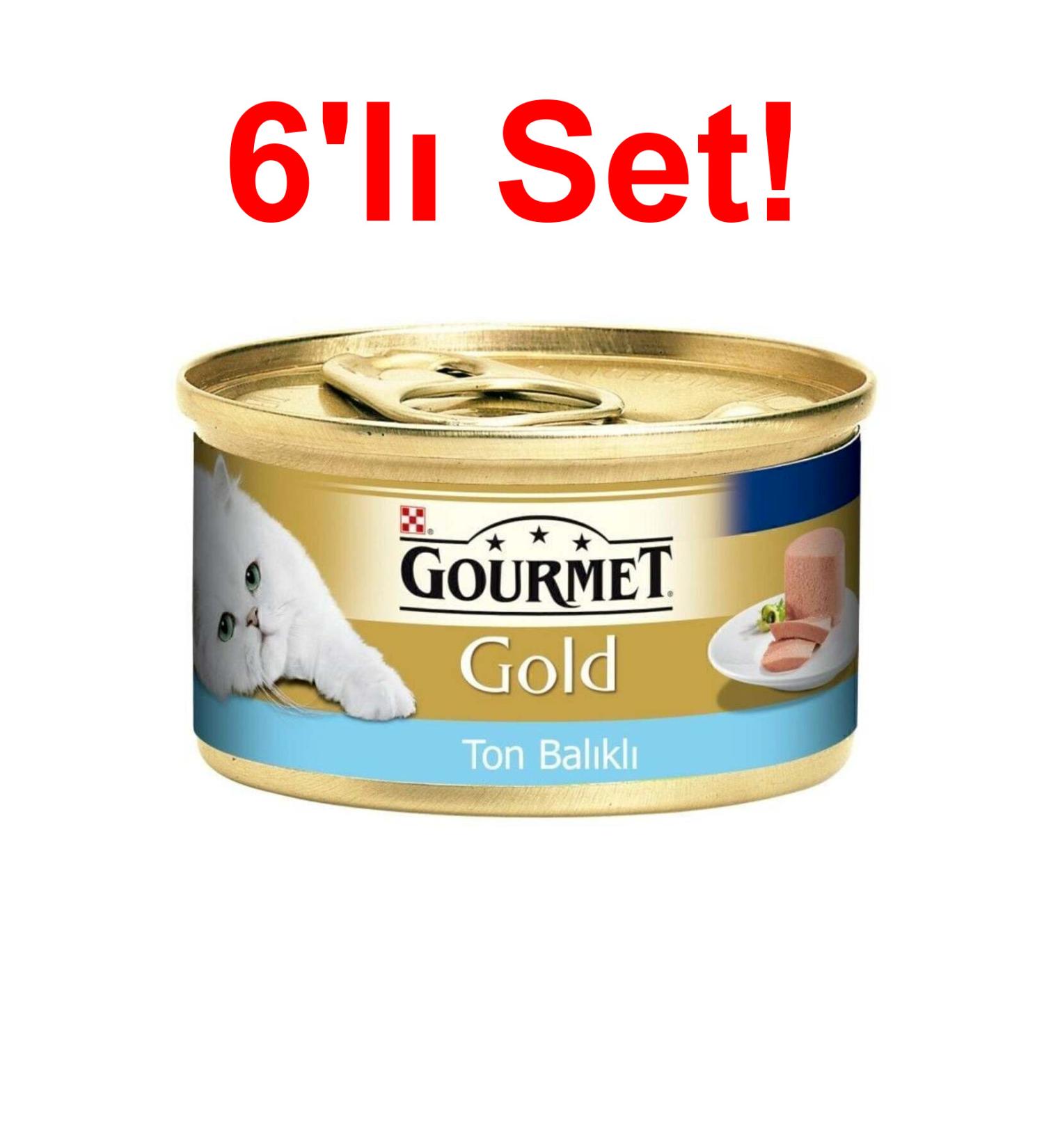 Gourmet Gold Tuna Minced Tuna Cat Canned Food 85g X 6PCS