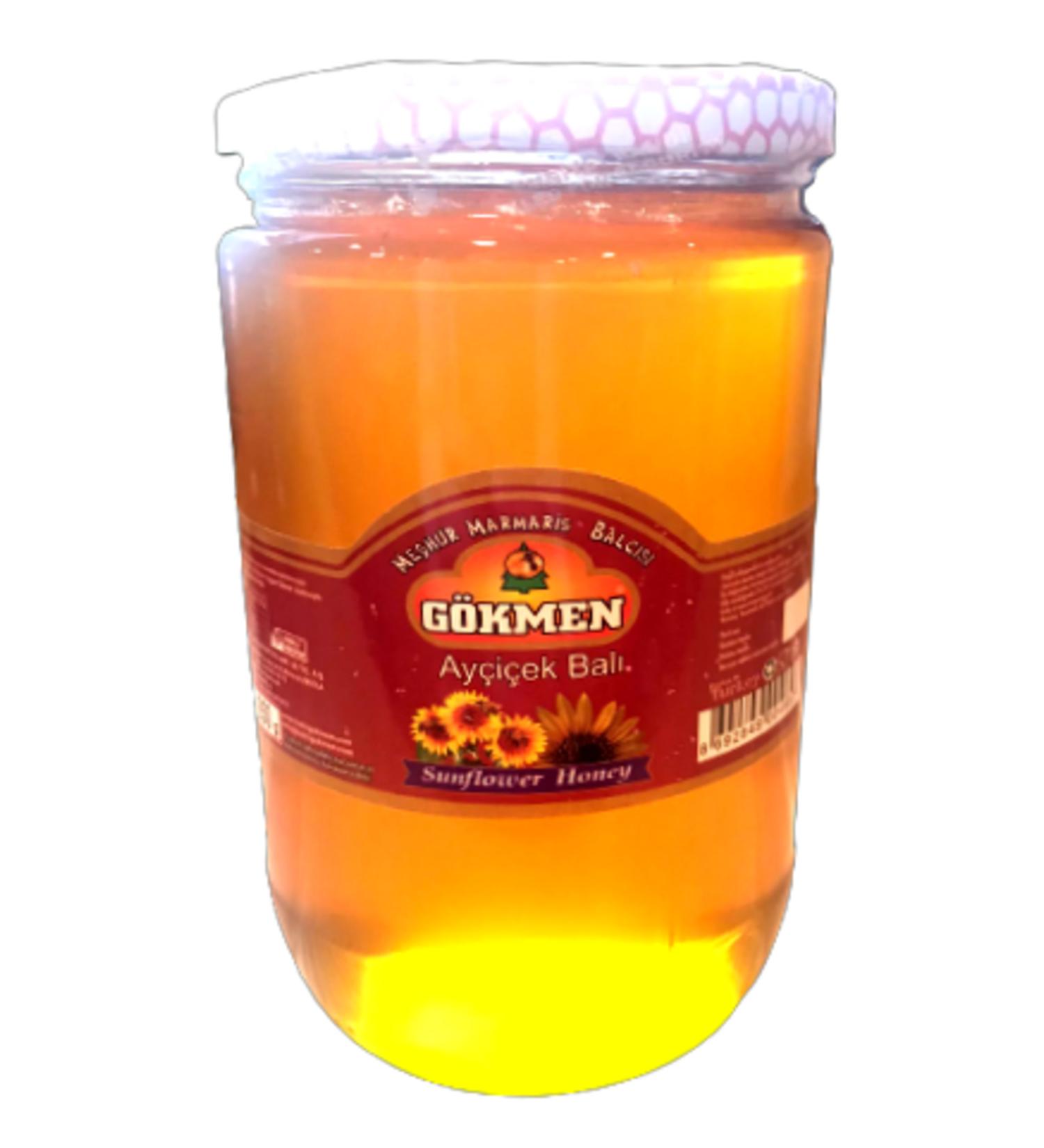 Gokmen Strained Sunflower Honey Jar (850 G)