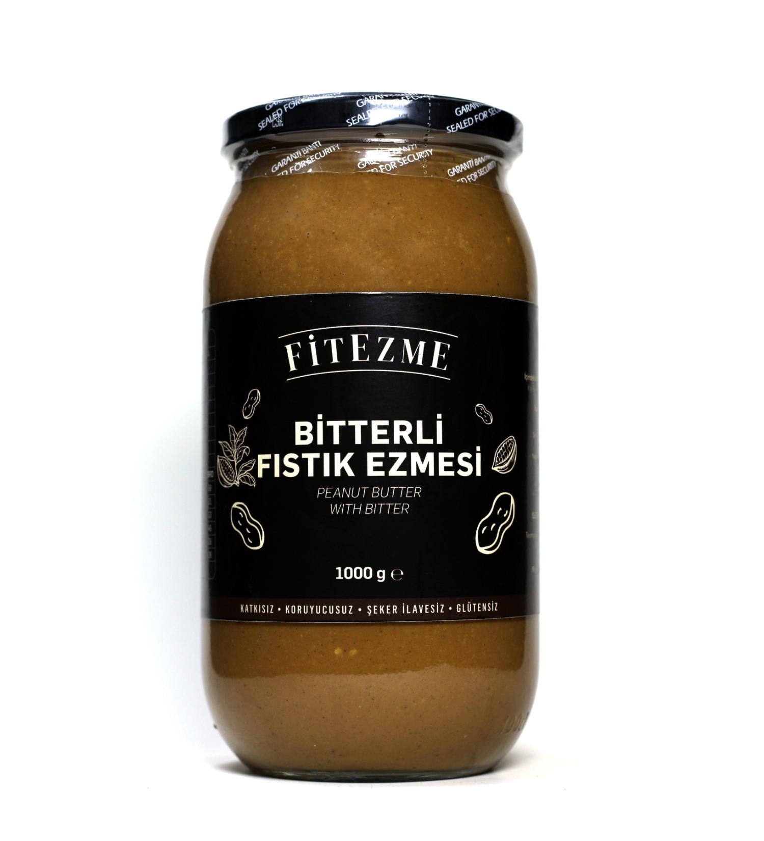 fitezme Bitter Peanut Butter (Peanut) 1000g