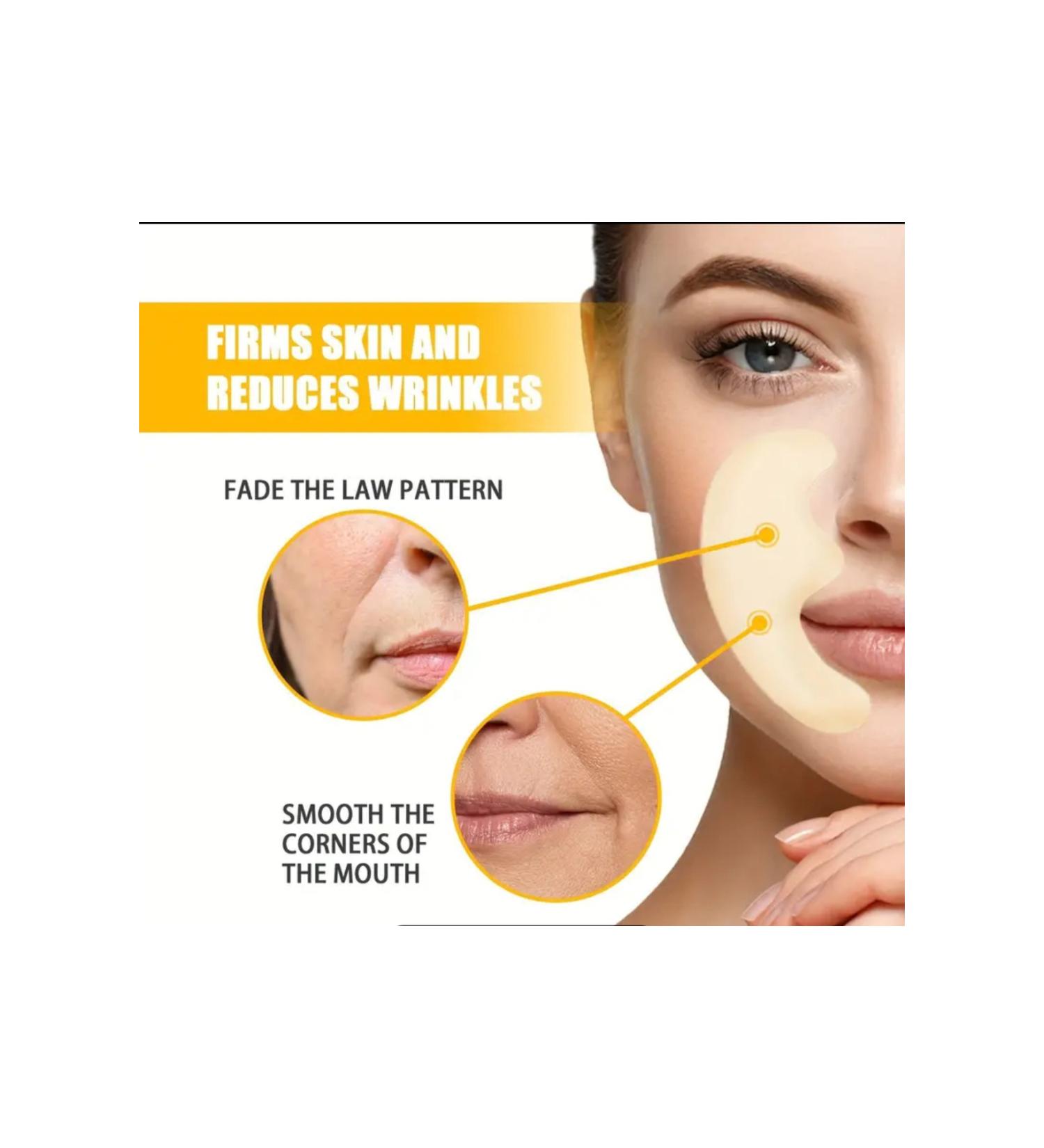 ESRA ELEM Collagen Supported Cheek Tapes Helping to Reduce Wrinkles Smile Line Tapes Smile Line - Buy Online on GoSupps.com