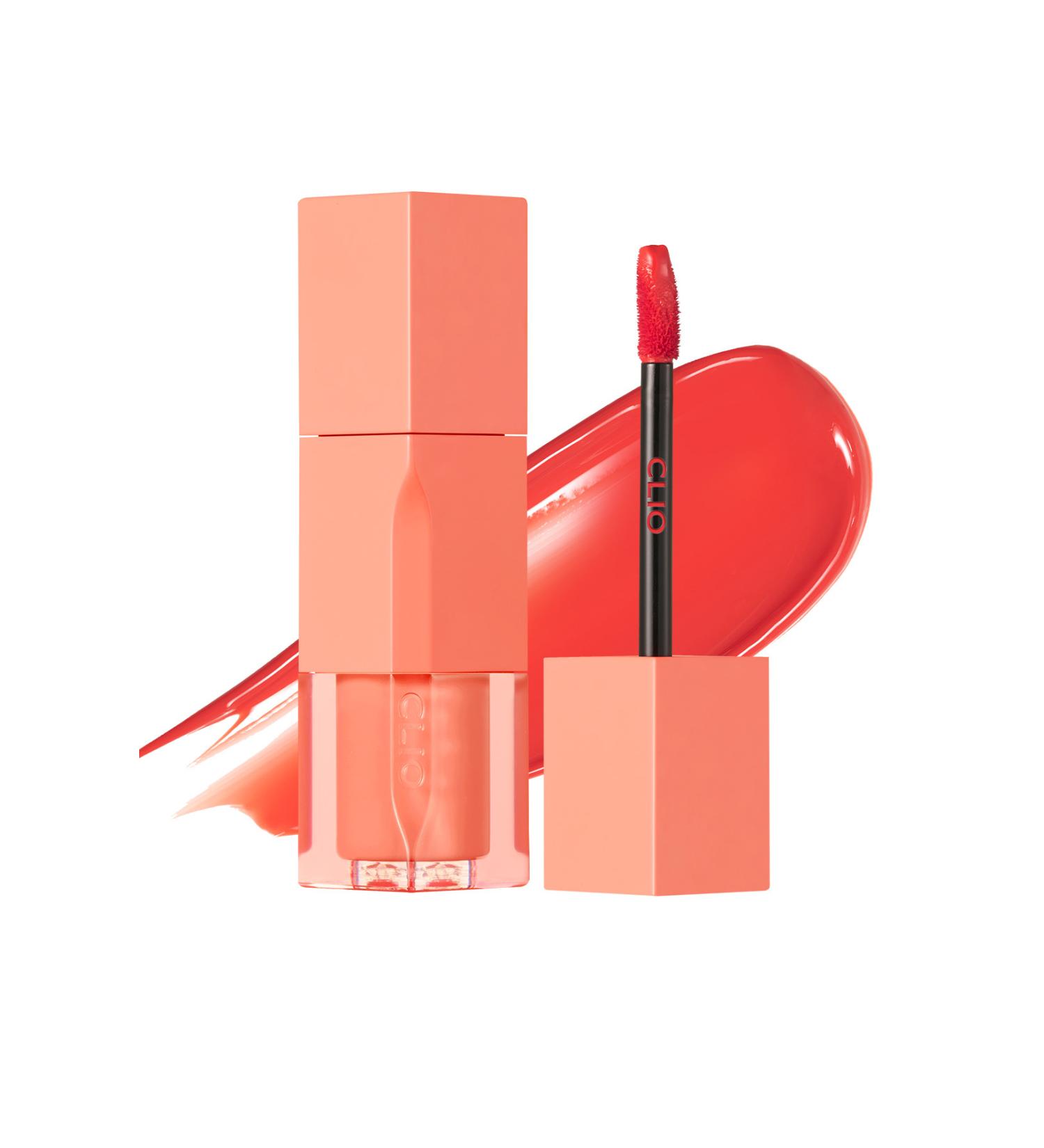 CLIO Clio Dewy Syrup Tint (03 Hannam Coral View) - Moisturizing Long-Lasting Tint in Luminous Colors - Buy Online on GoSupps.com