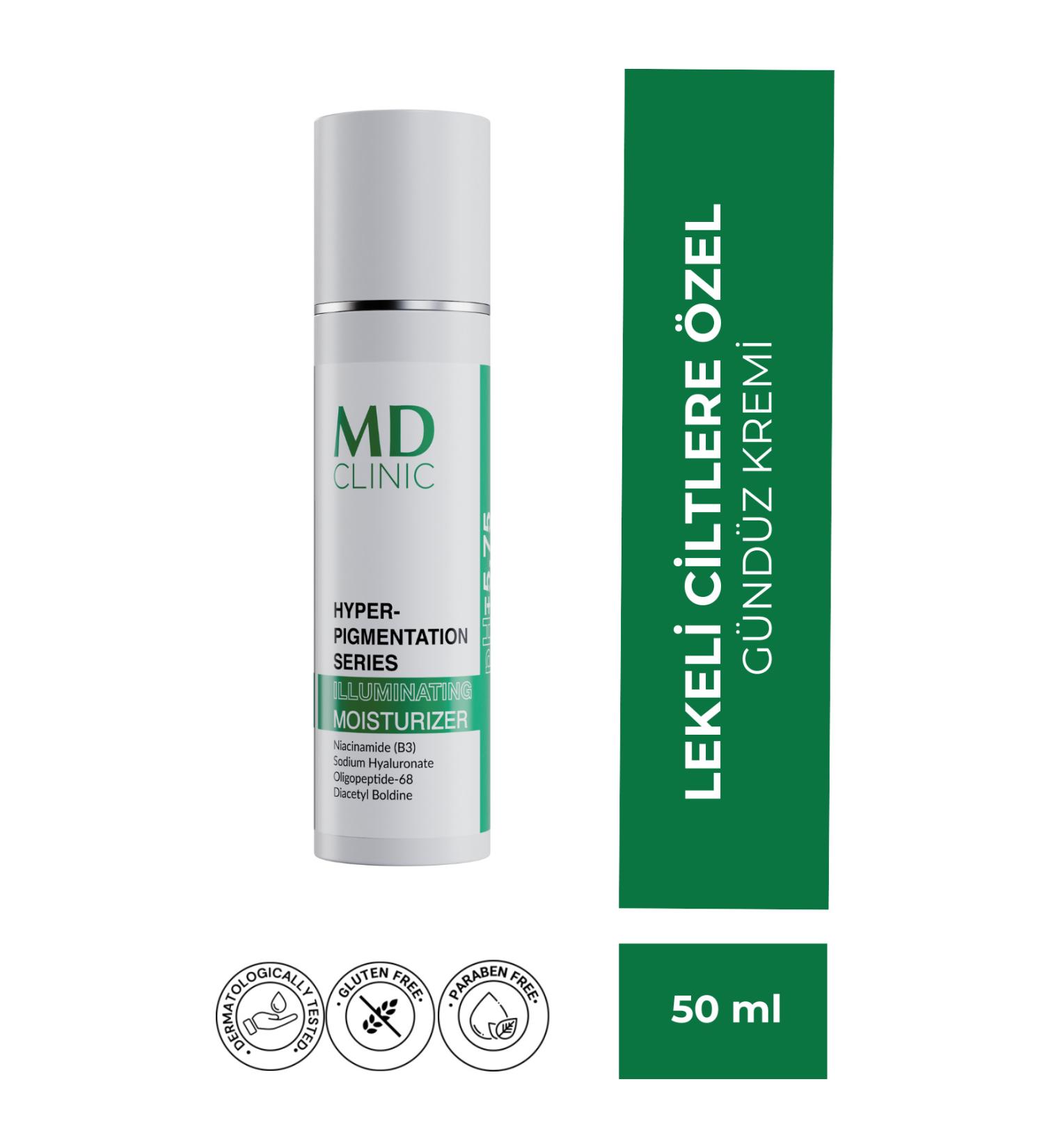 Md Clinic Brightening and Moisturizing Day Cream for All Skin Types - Buy Online on GoSupps.com