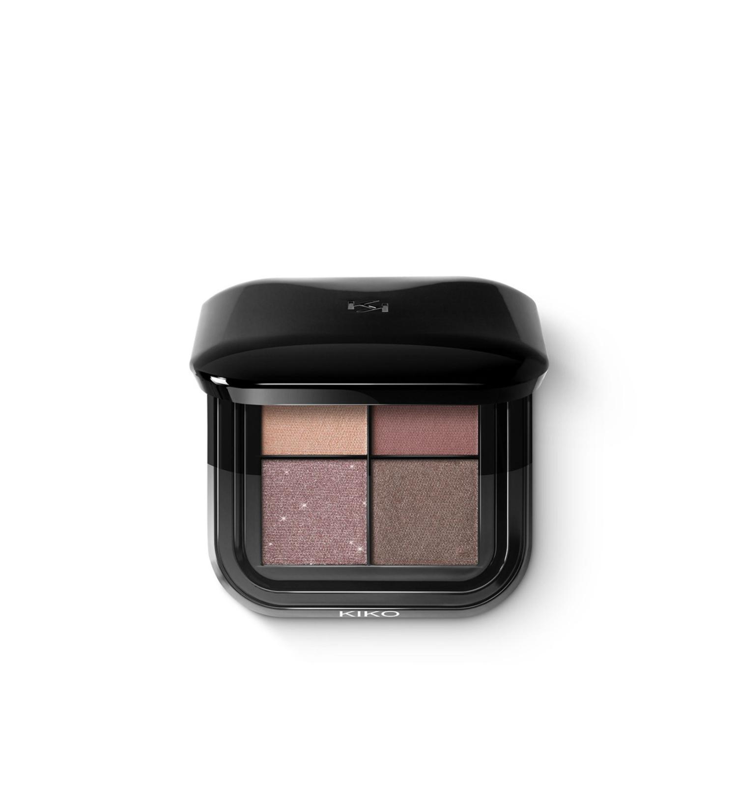 KIKO Easy-to-Apply Permanent Luminous Eye Palette with Light Texture-02 Rosy Mauve Variations Demb.2370