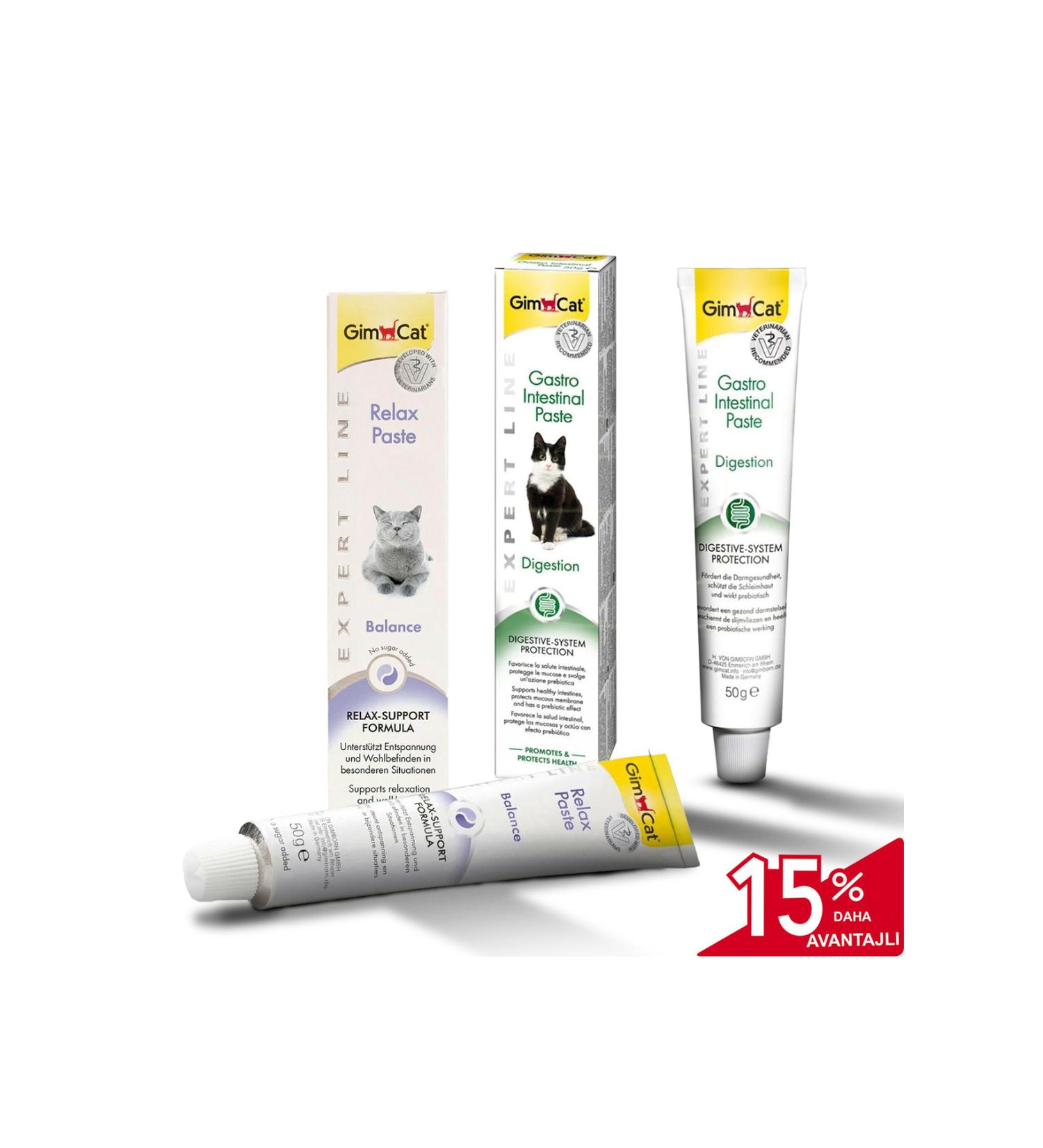Petcibaba Gimcat Infection Preventive Cat Paste & Gimcat Hair and Tang Preventive Paste 50gr