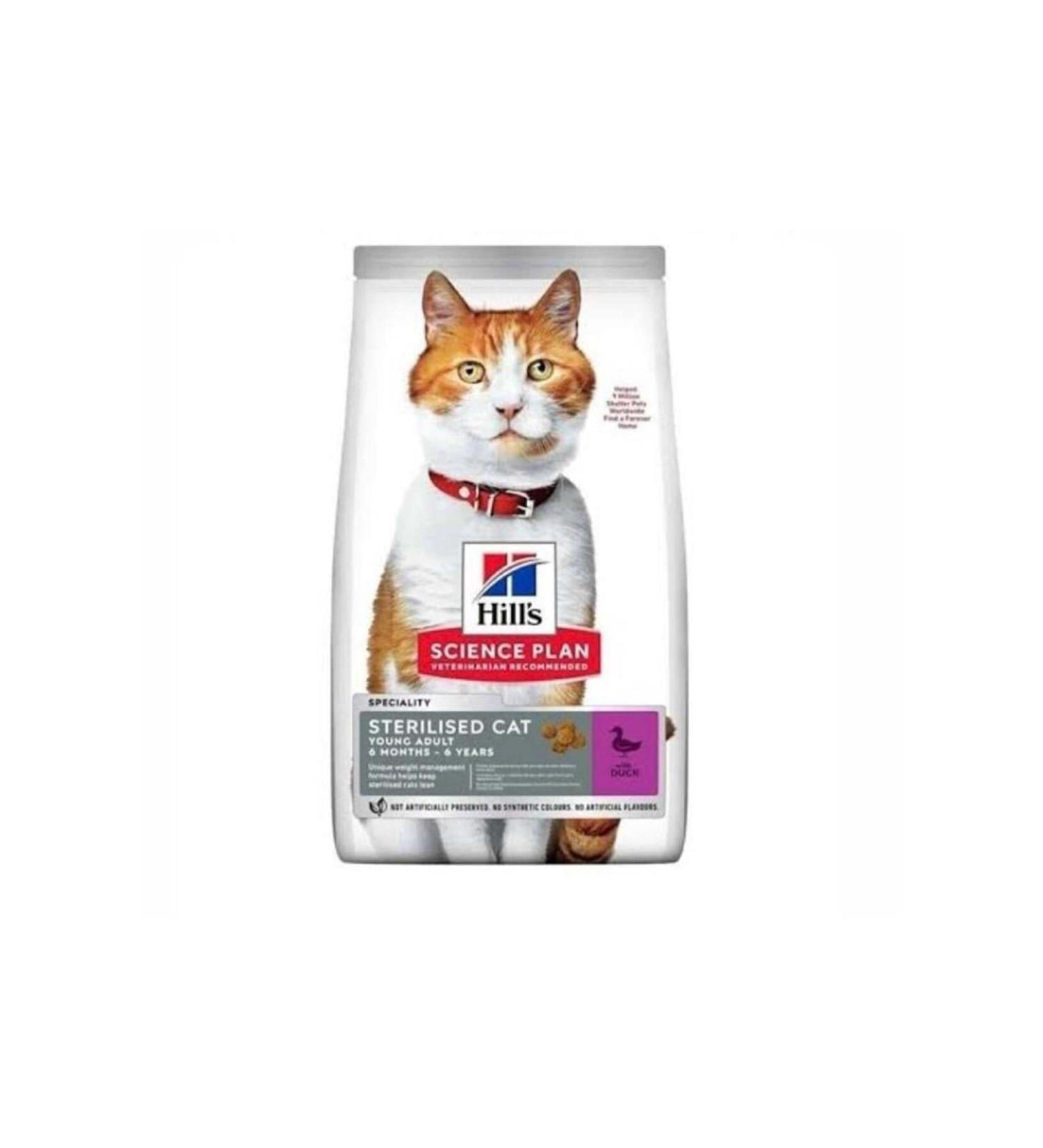 Hill's Sterilized Duck Sterilized Cat Food 10 Kg