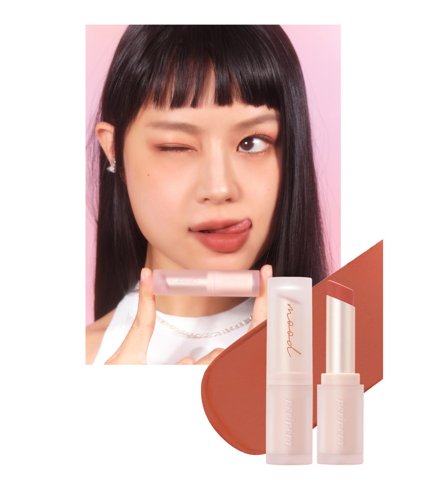 PERIPERA Matte Finish and Long-Lasting Stick Lipstick PERIPERA Ink Mood Matte Stick (07 Top-Tier Hazel) - Buy Online on GoSupps.com