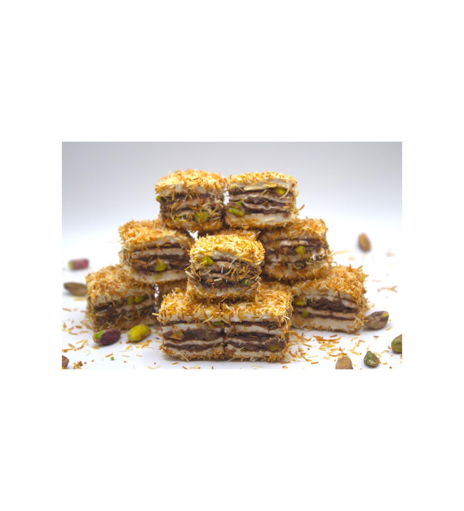 Muhabbet Food Kadayifli Baklava Turkish Delight 1 Kg - Buy Online on GoSupps.com