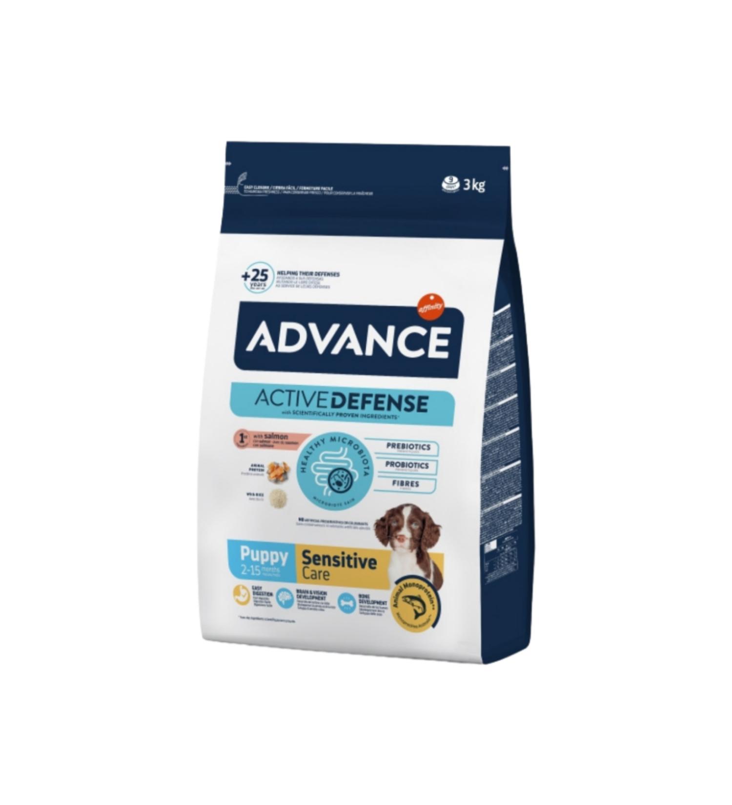 Advance Mini Puppy Sensitive Salmon Small Breed Puppy Food 3 Kg