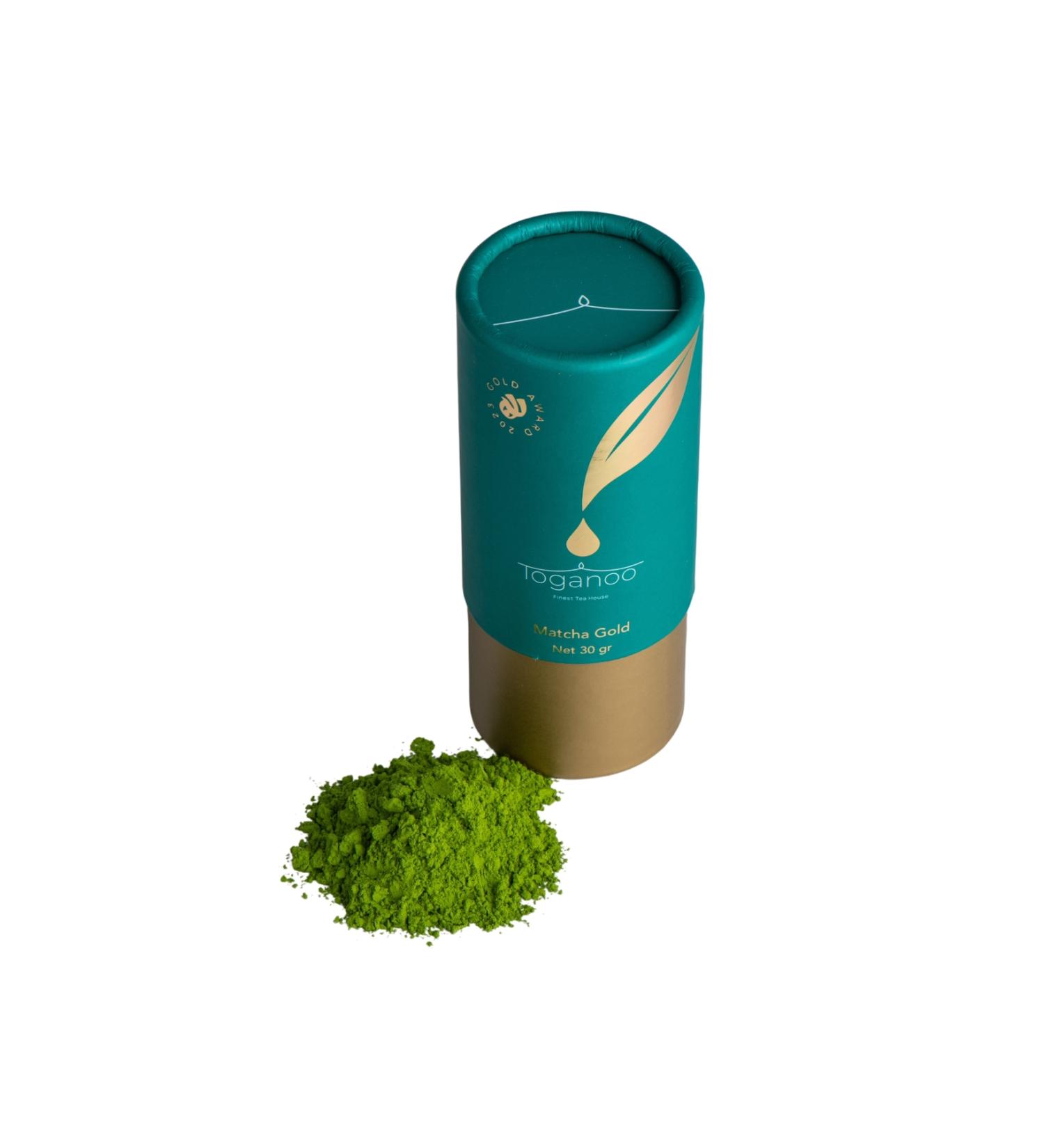 Toganoo Matcha Gold Japanese Matcha Tea High Quality Ceremonial Green Tea Powder 30 gr - Buy Online on GoSupps.com