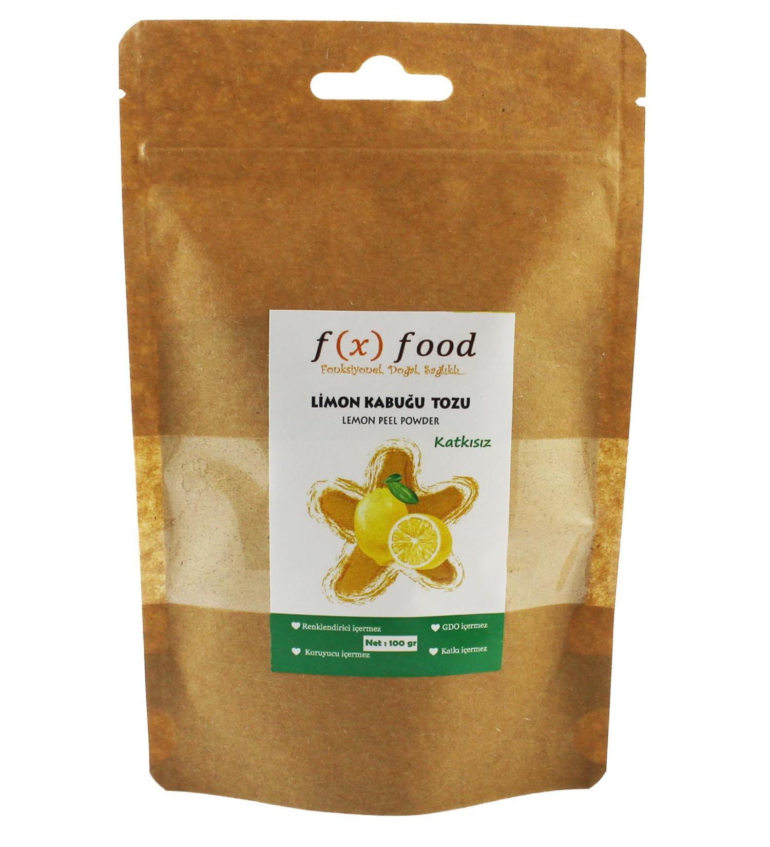 Gurmepark Fx Food Lemon Peel Powder Without Additives 100 G