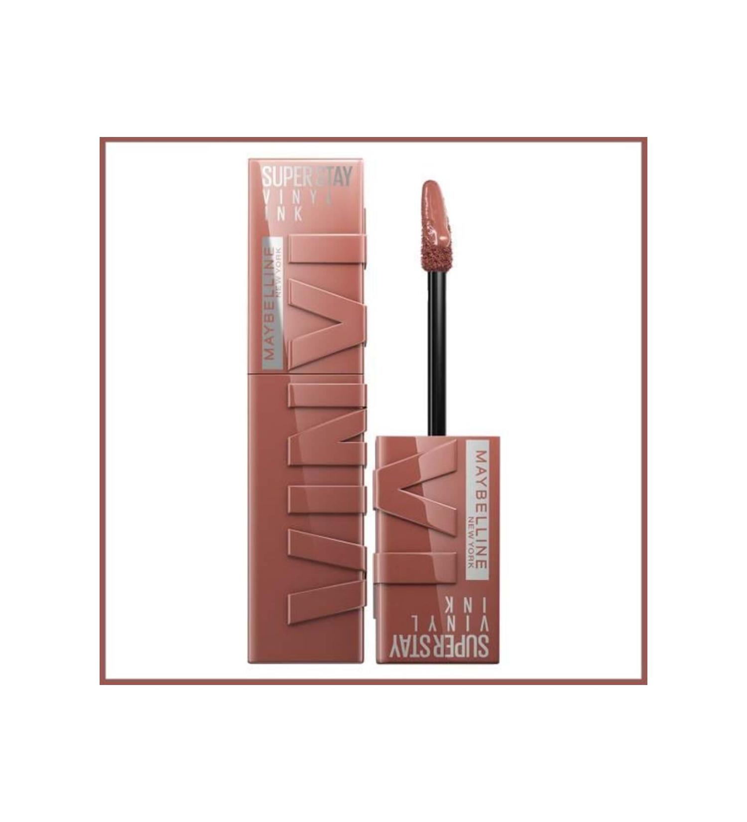 Maybelline New York Super Stay Vinyl Ink Long-Lasting Liquid Glossy Lipstick 120 Punchy - Buy Online on GoSupps.com